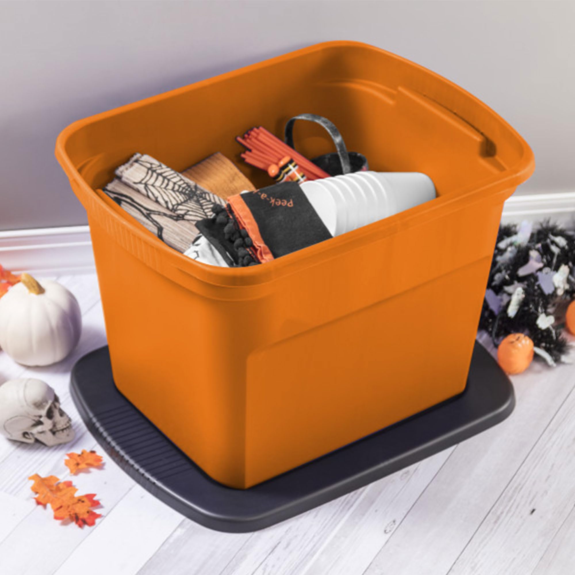 sterilite-18-gal-storage-tote-stackable-bin-with-lid-plastic-container-to-organi image 4