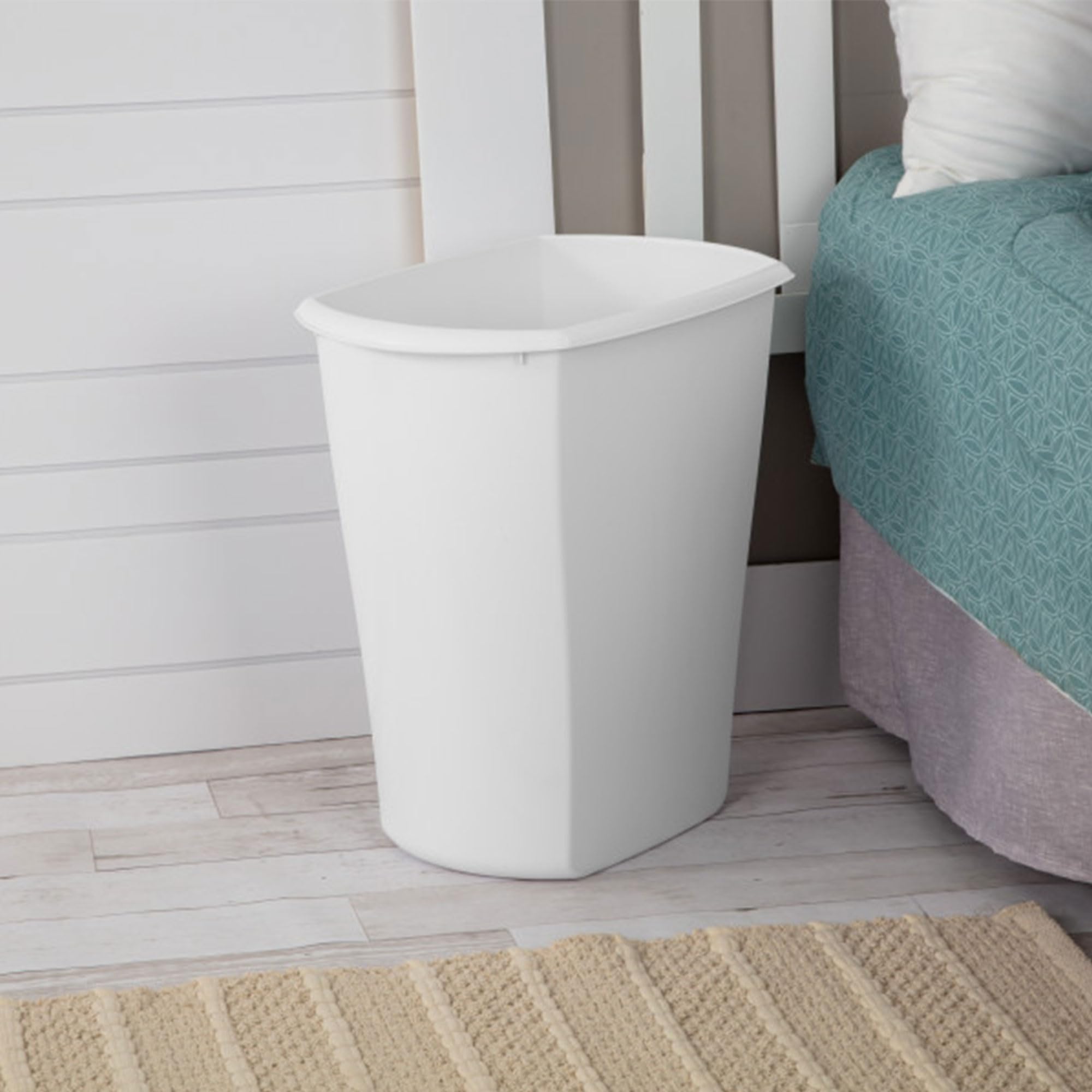 sterilite-5-5-gallon-rectangular-wastebasket-6-pack-open-top-medium-trash-can-fo image 5