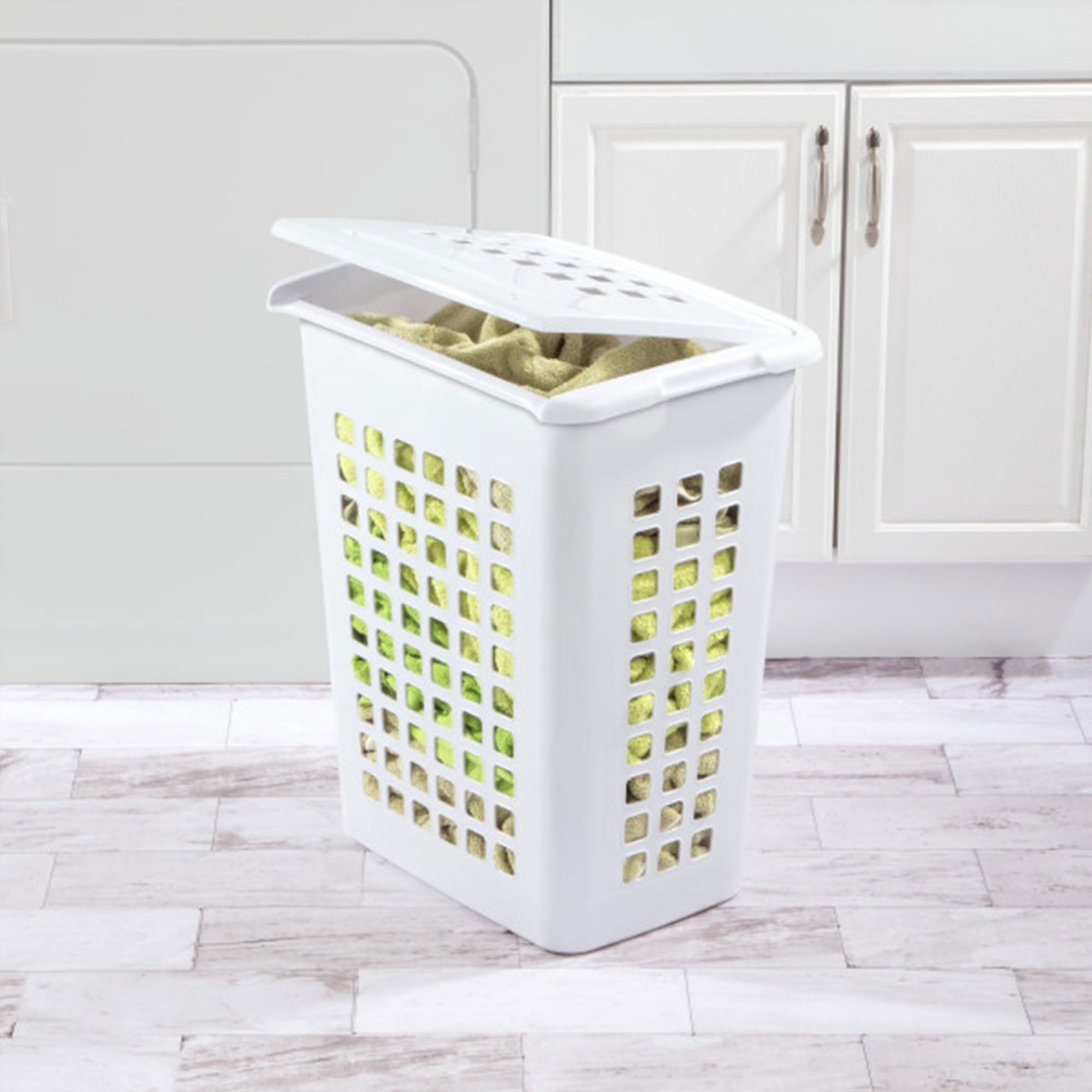 sterilite-4-pack-lifttop-laundry-hamper-tall-rectangular-plastic-basket-with-lid image 7
