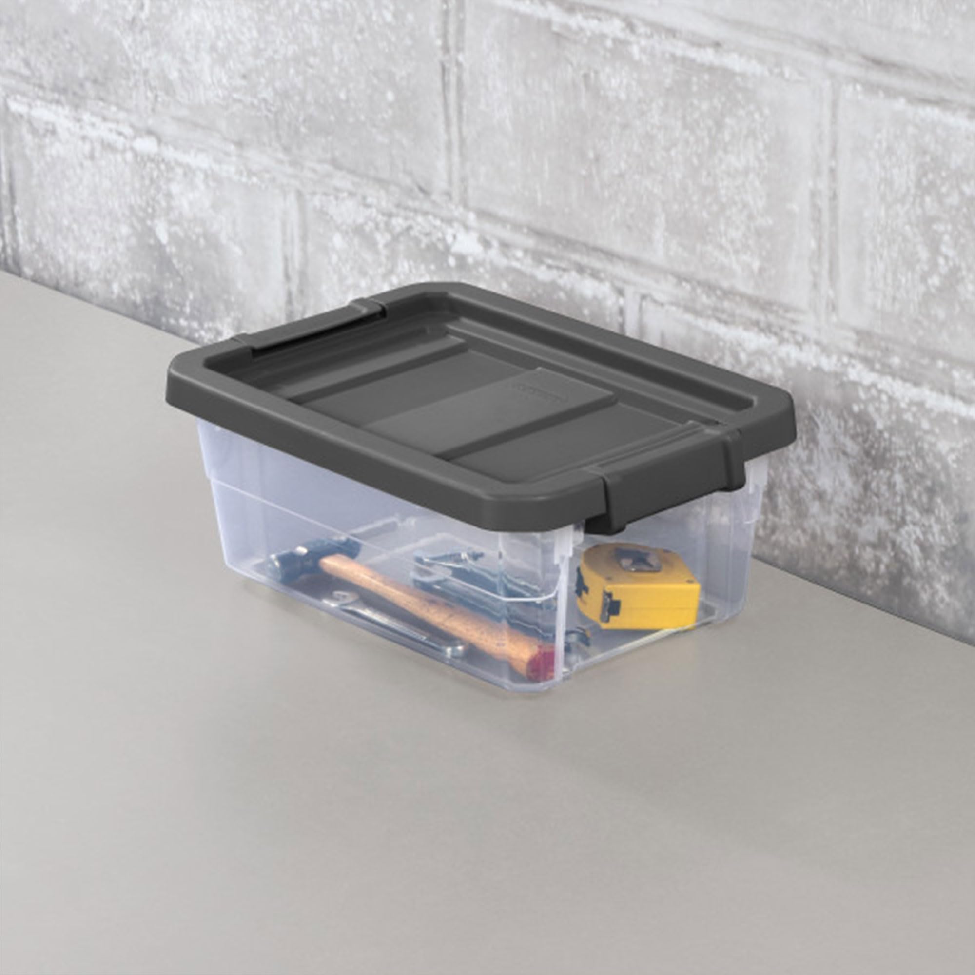 sterilite-16-quart-modular-stacker-box-with-latching-lids-12-pack-clear-plastic- image 5