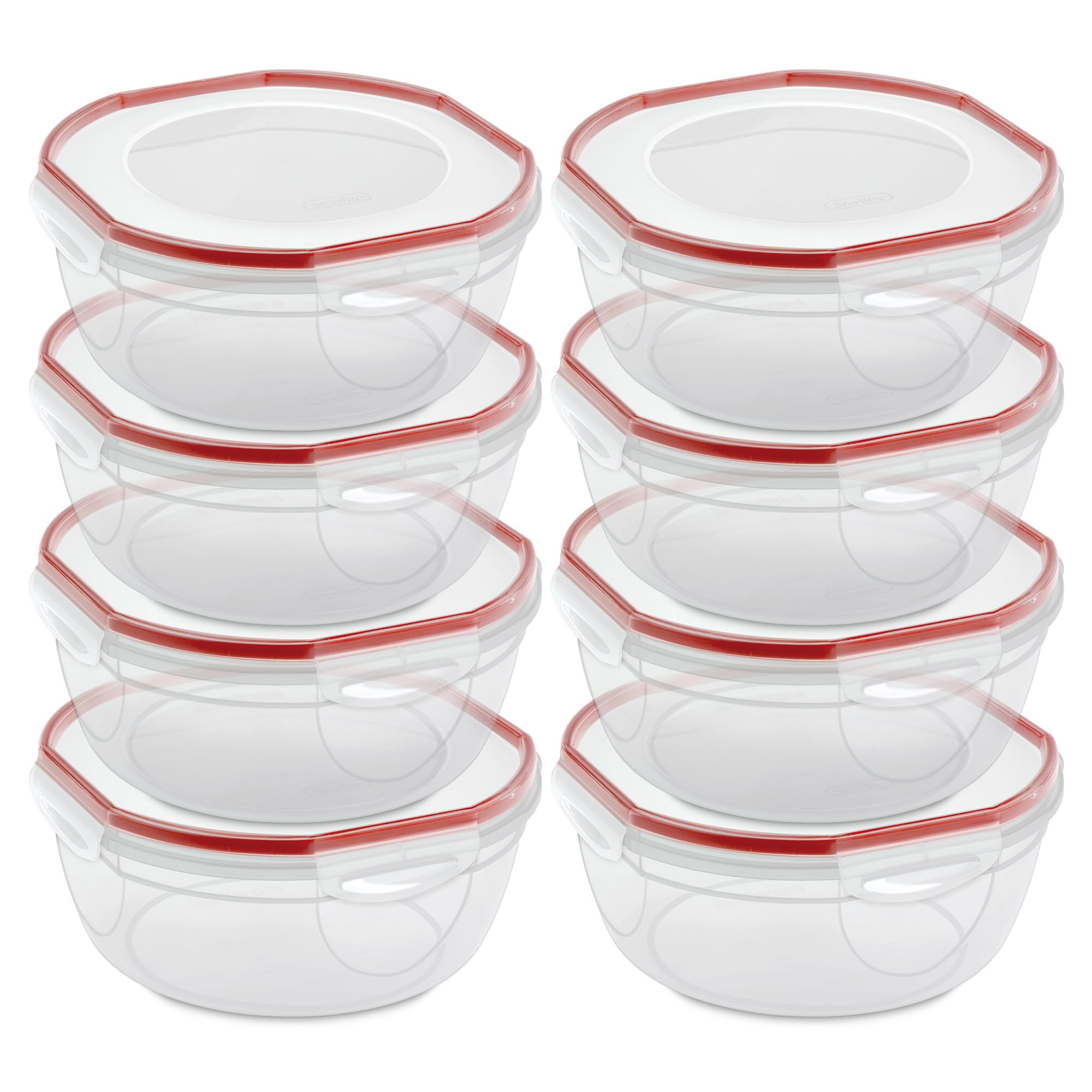 sterilite-ultra-seal-multipurpose-4-7-quart-plastic-food-storage-bowl-container- image 1
