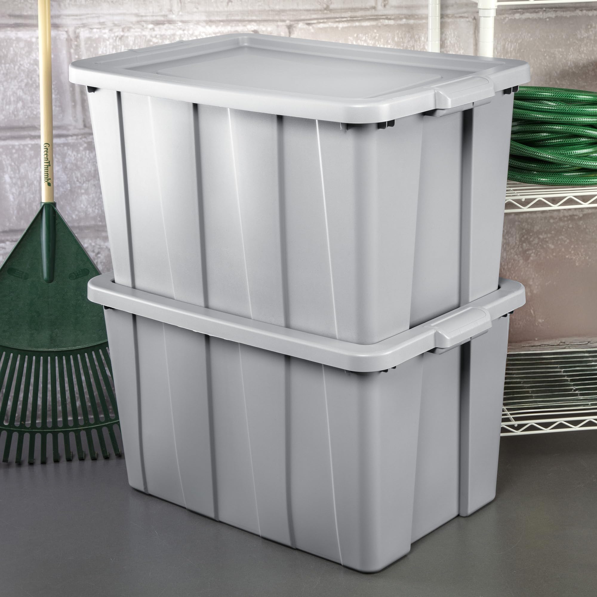 sterilite-tuff1-30-gallon-stackable-storage-tote-with-lid-4-pack image 6