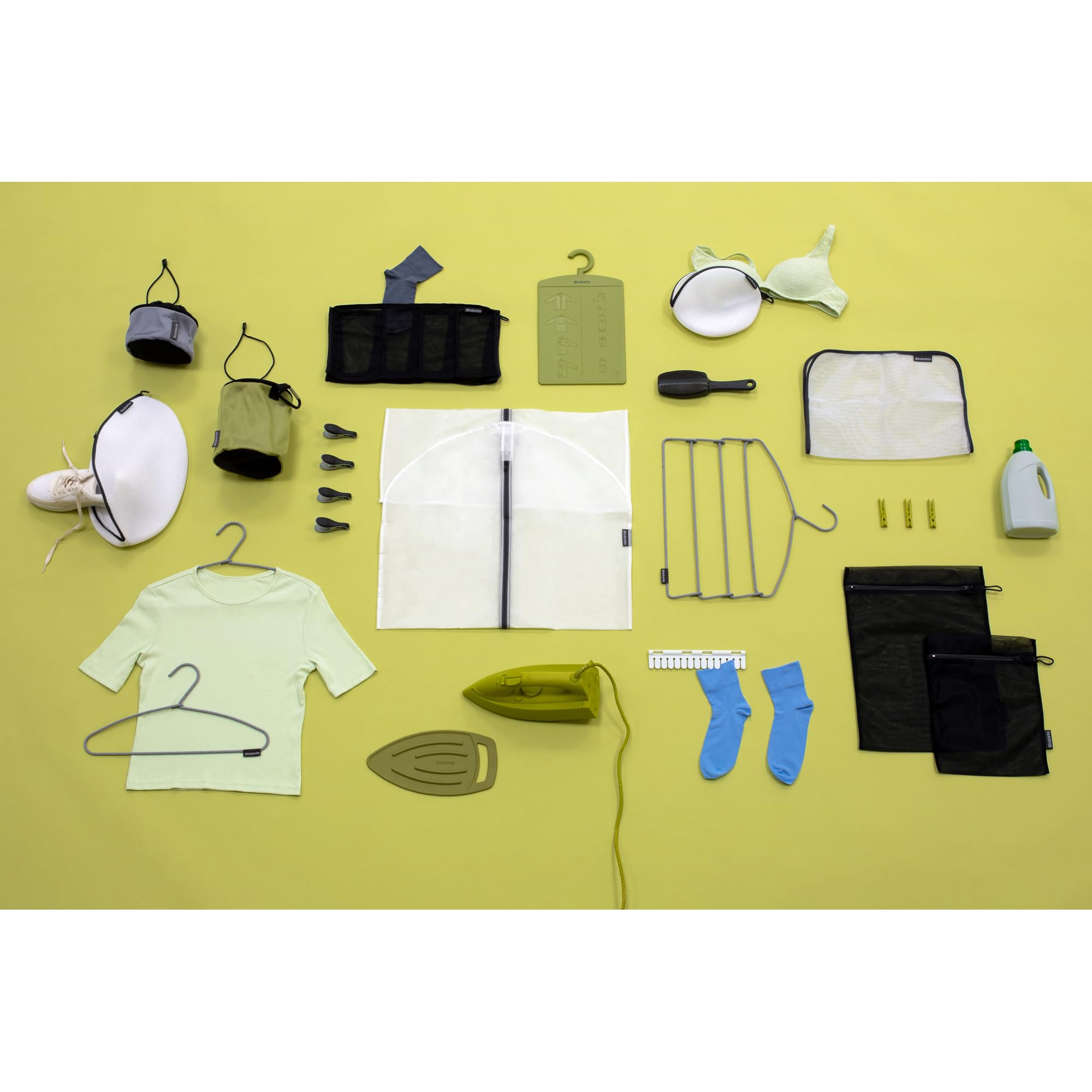 brabantia-smart-clothespins-set-of-8-black-gray-no-rust-strong-grip-large-openin image 5