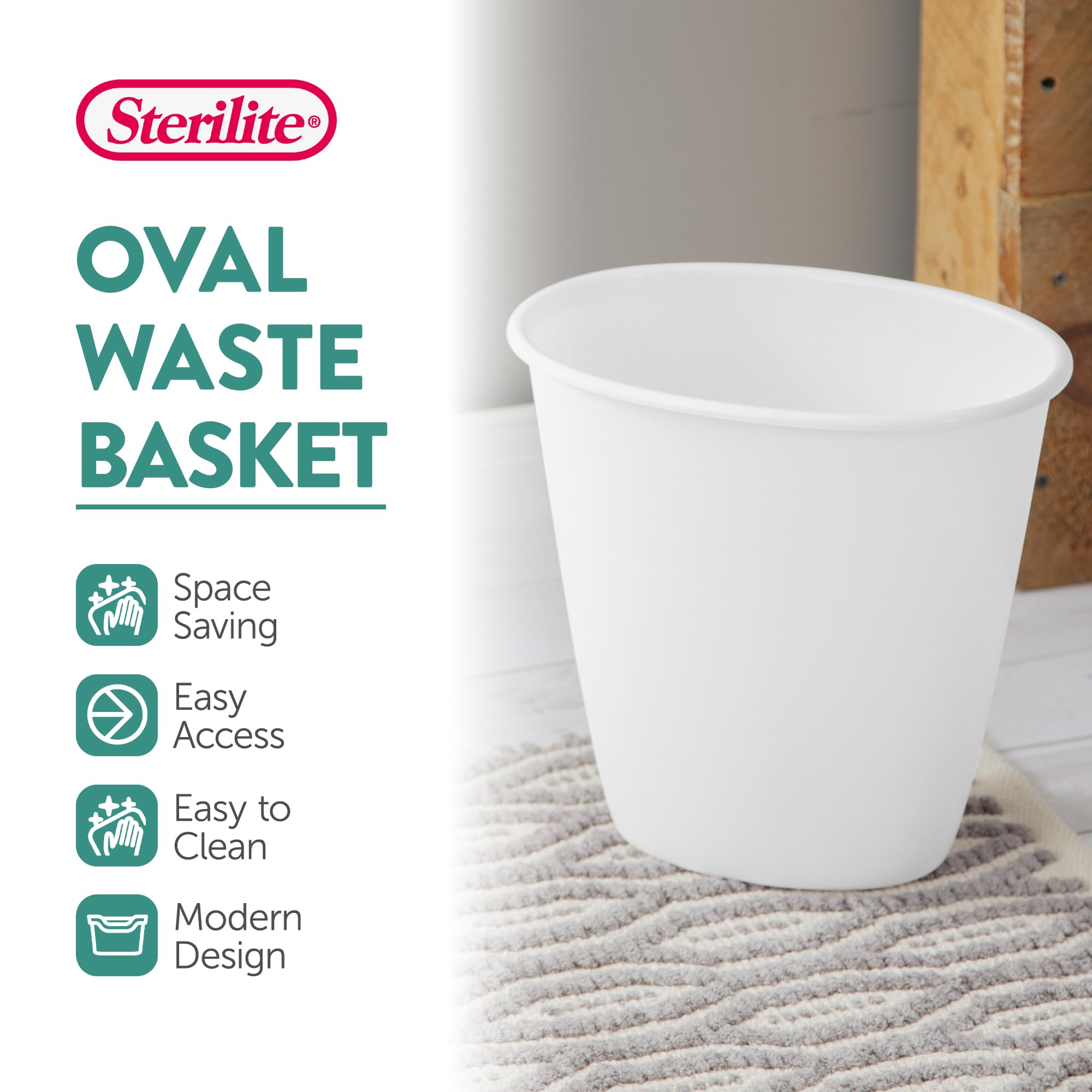sterilite-1-5-gallon-oval-vanity-wastebasket-small-open-top-trash-can-white-12-p image 3