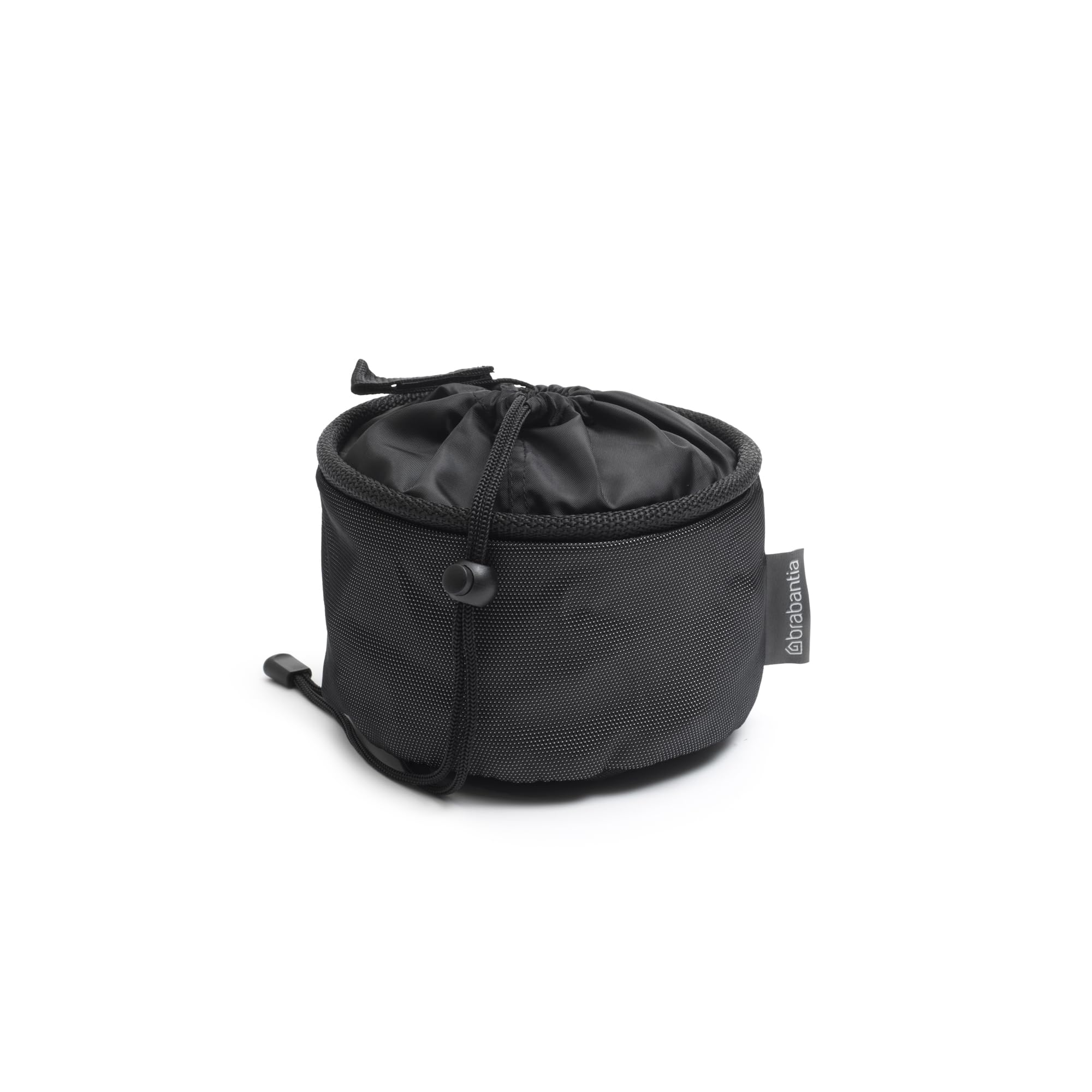 brabantia-compact-clothespin-storage-bag-with-hanging-loop-closing-cord-matt-bla image 2