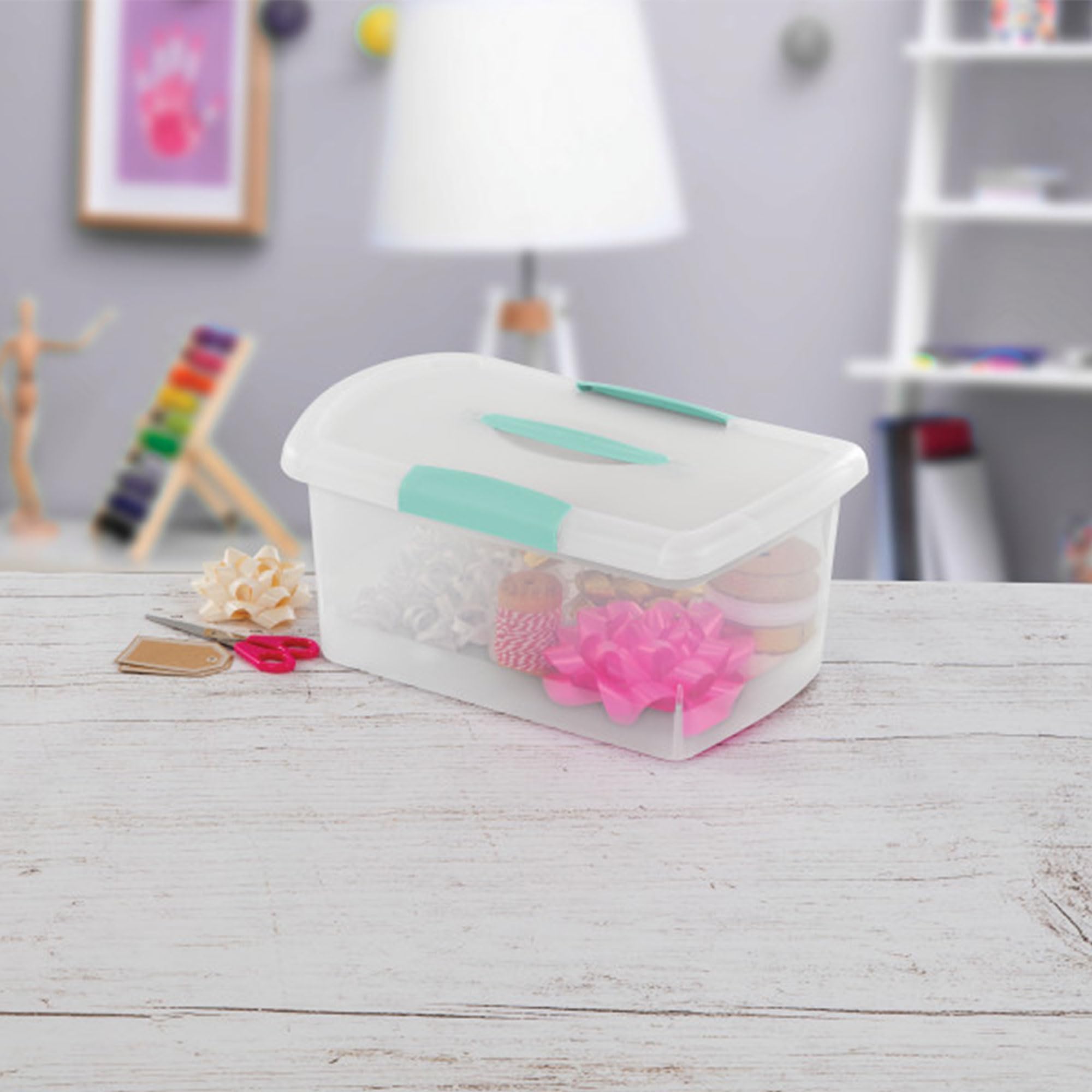 sterilite-medium-nesting-showoffs-stackable-storage-bins-with-latching-lid-and-h image 4