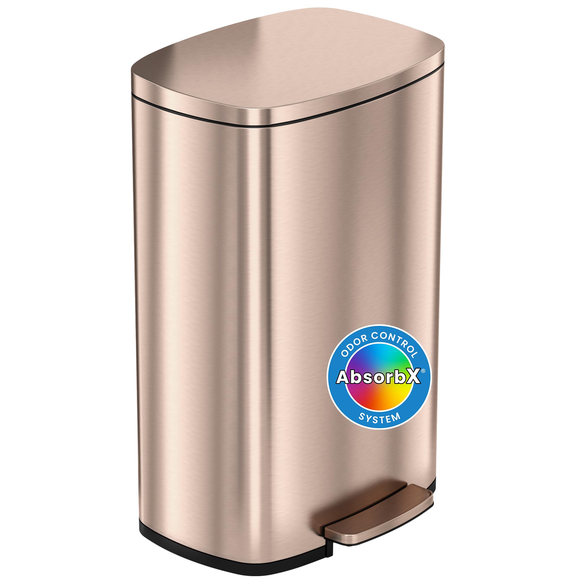 itouchless-softstep-13-2-gallon-step-kitchen-trash-can-with-odor-filter-stainles image 1