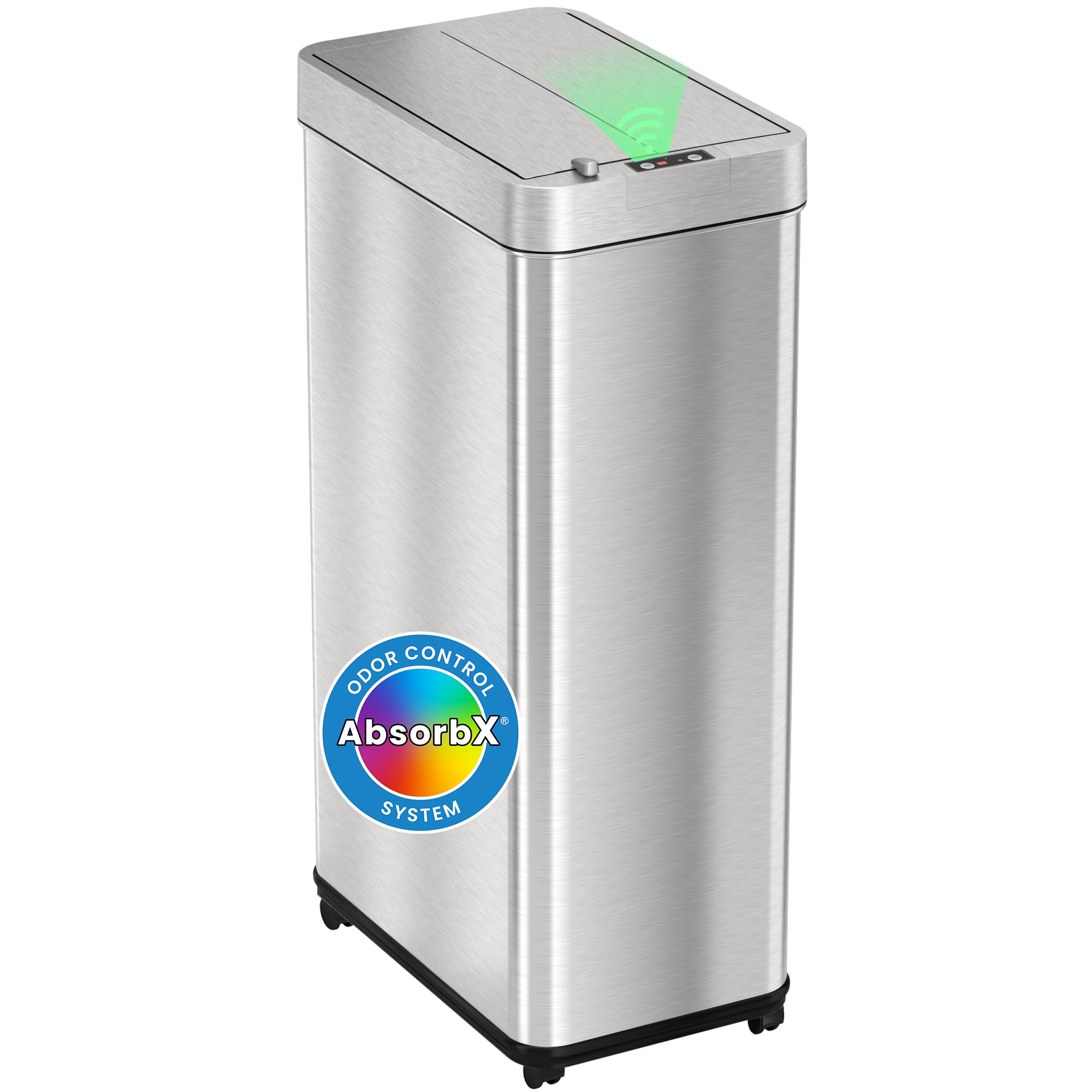 itouchless-glide-18-gallon-sensor-trash-can-with-wheels-and-absorbx-odor-control image 7