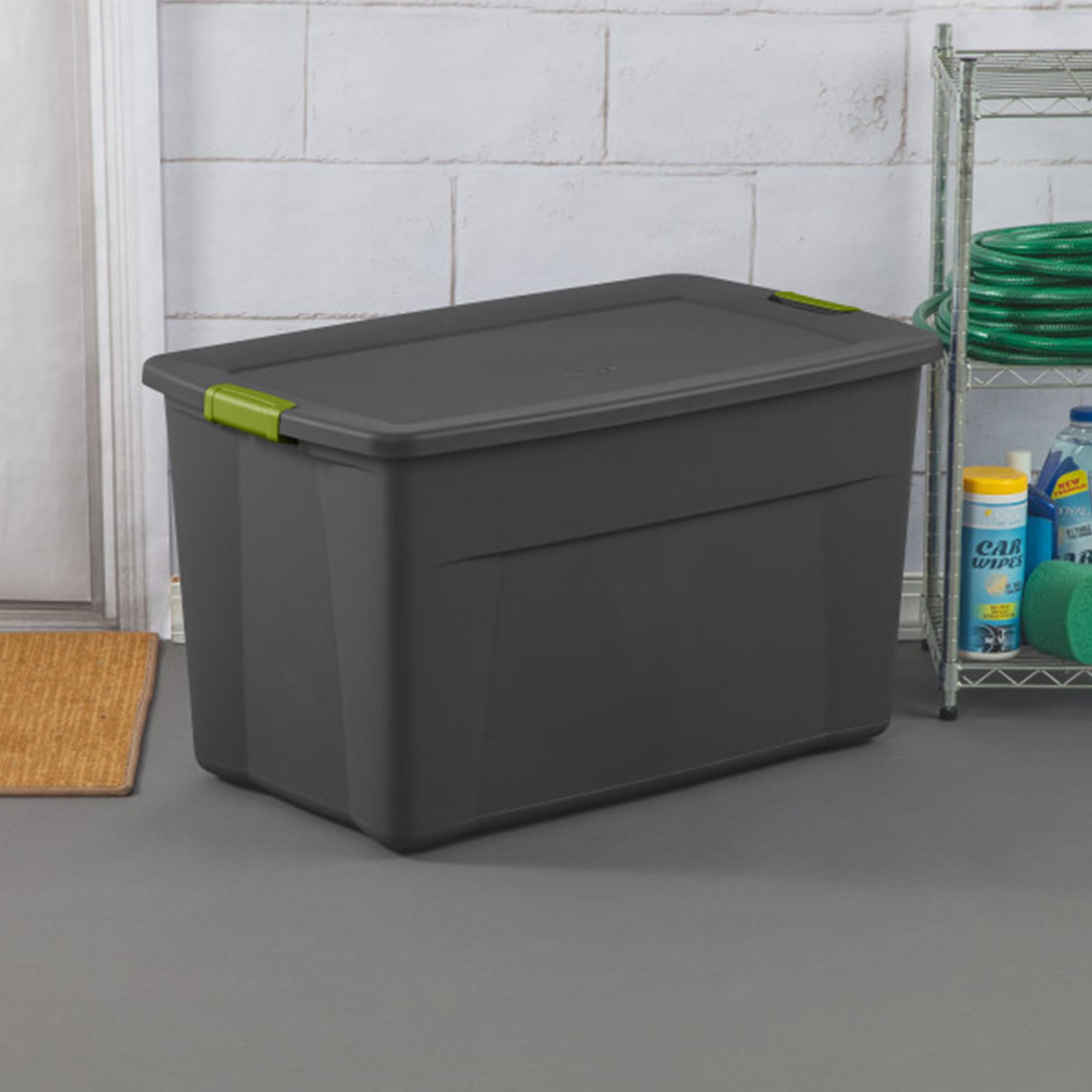 sterilite-4-pack-35-gallon-latching-storage-tote-bins-with-lids-gray image 5