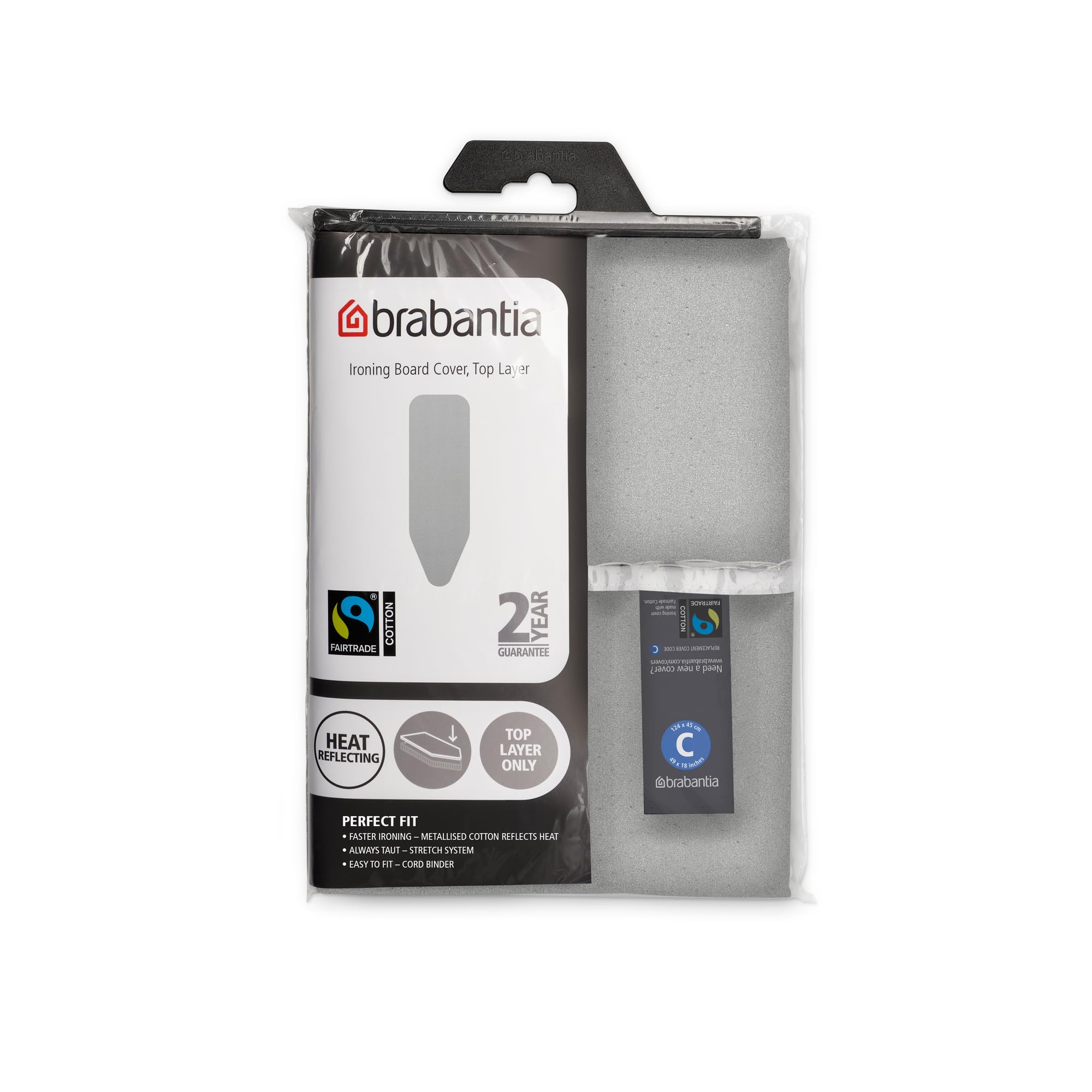 brabantia-replacement-ironing-board-cover-top-layer-only-fits-xl-comfort-board-s image 2