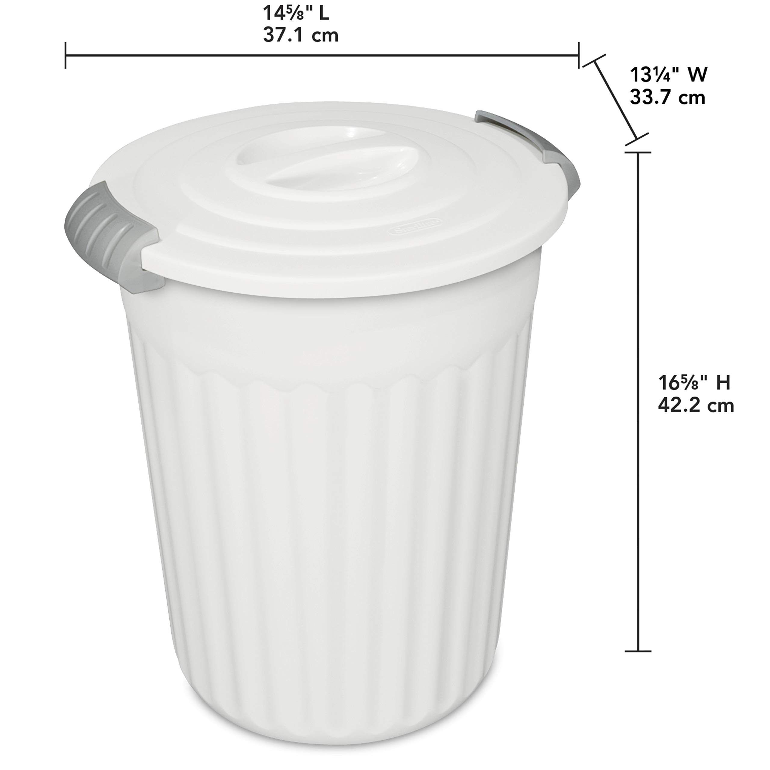 sterilite-24-qt-latching-utility-can-with-lid-6-pack-white image 2