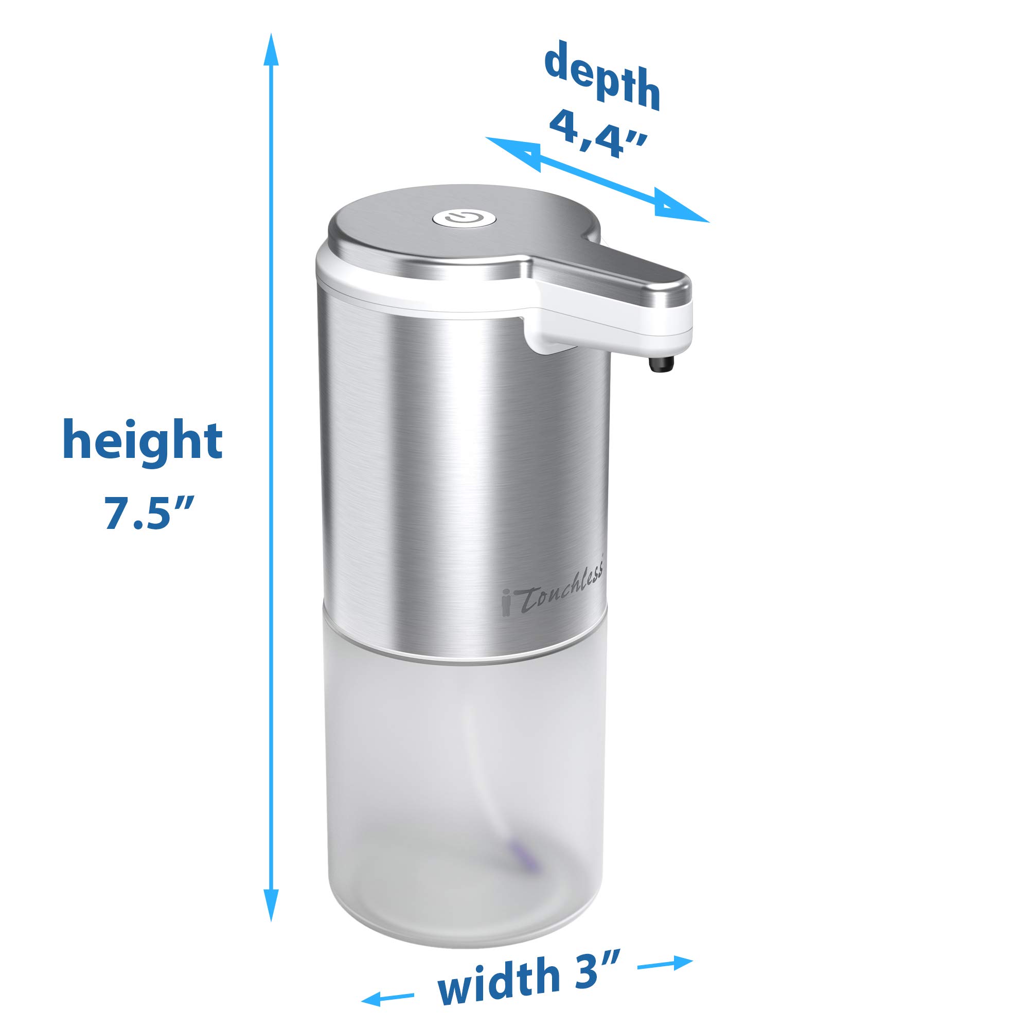 itouchless-ultraclean-sensor-foam-soap-dispenser-brushed-stainless-steel image 6
