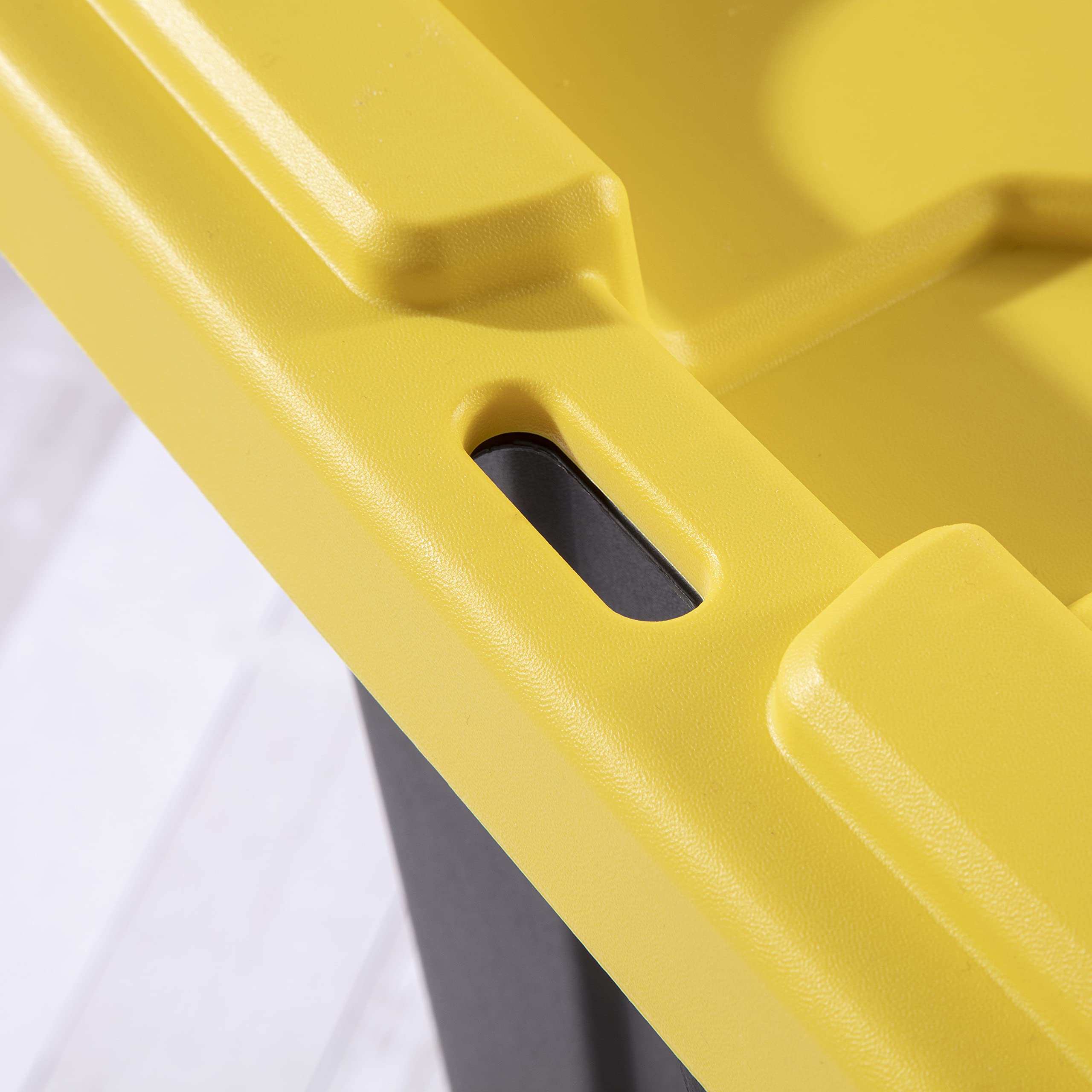 sterilite-15-gallon-industrial-tote-yellow-lily-6-pack-durable-plastic-storage-c image 7