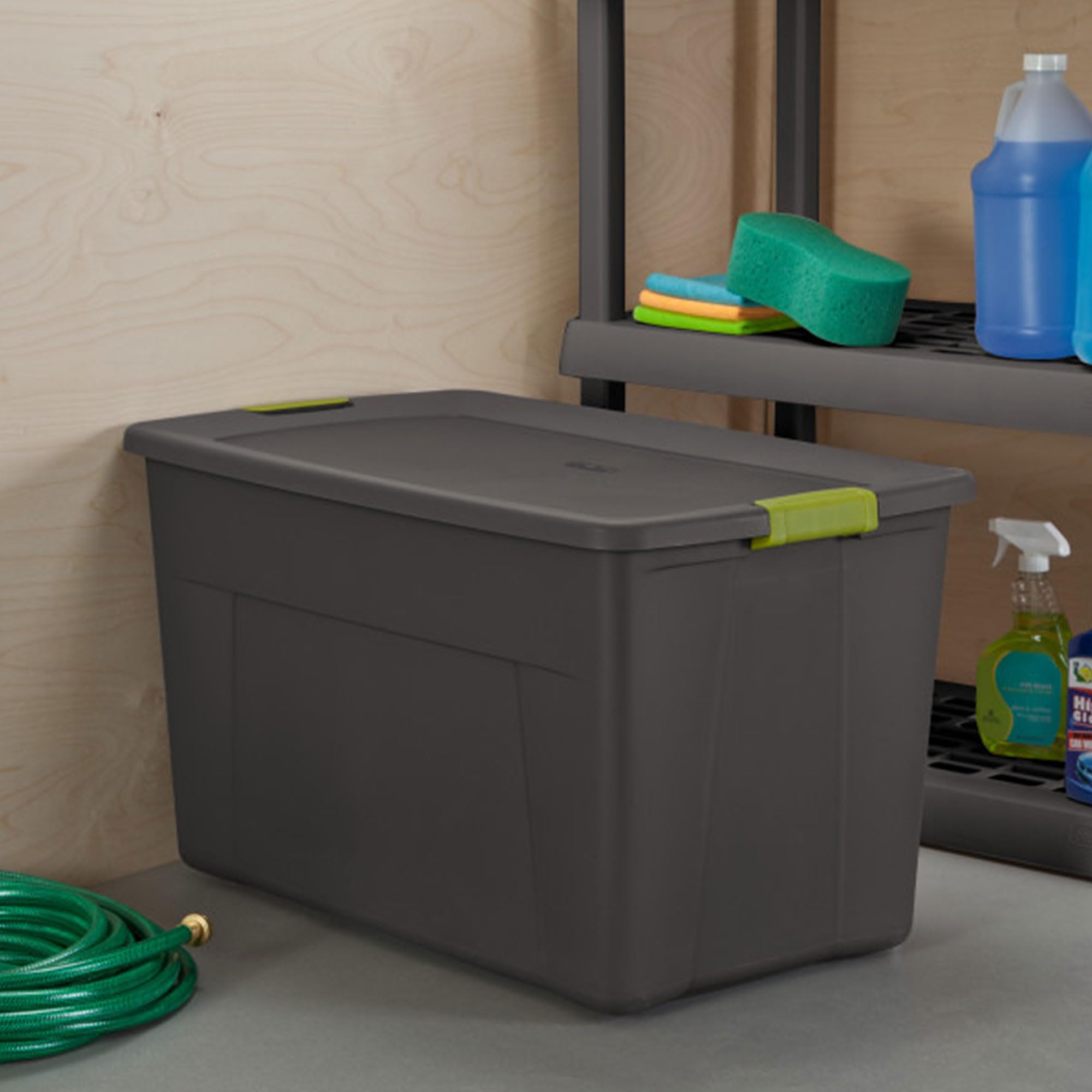 sterilite-4-pack-35-gallon-latching-storage-tote-bins-with-lids-gray image 6