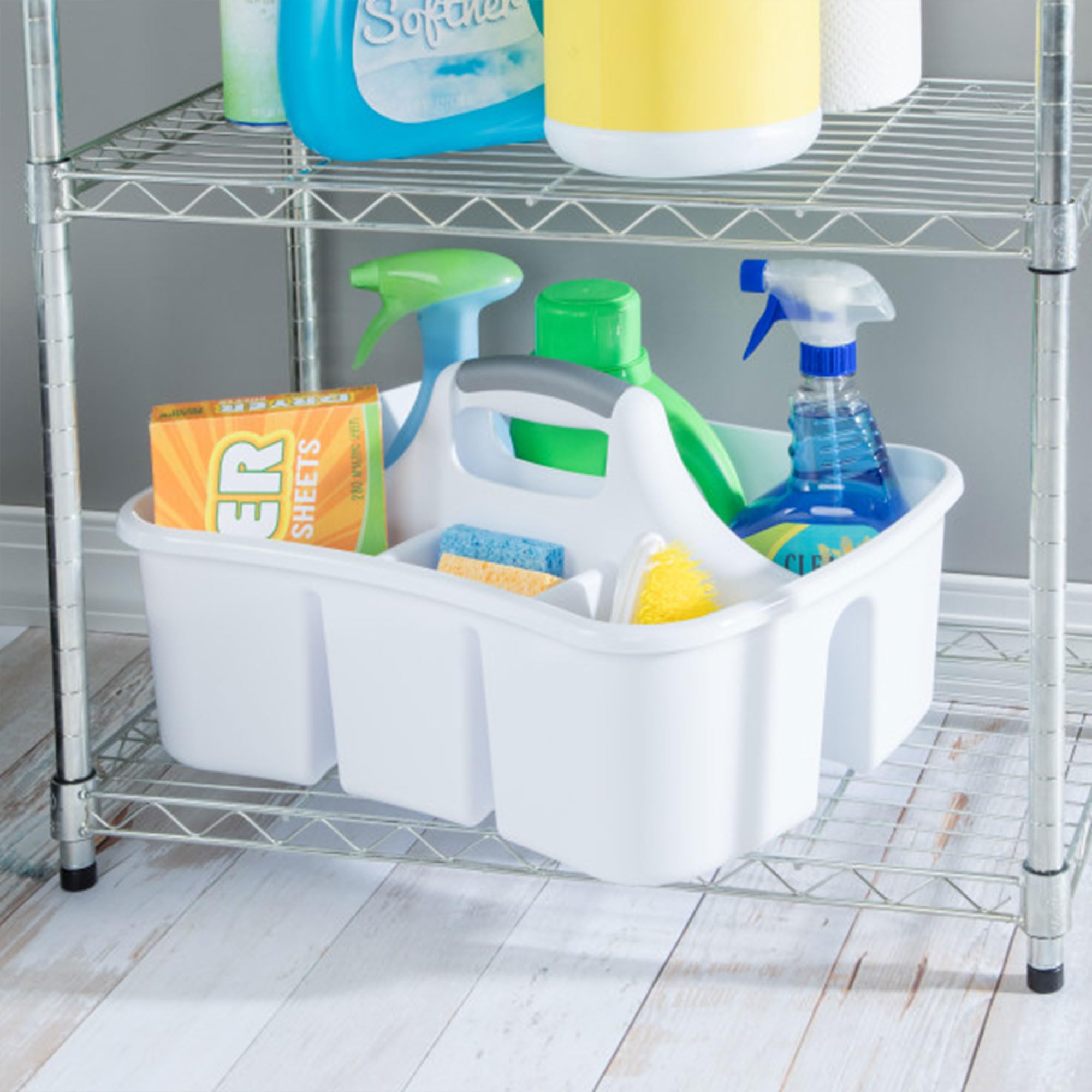 sterilite-6-pack-divided-ultra-caddy-portable-plastic-storage-organizer-with-4-c image 7