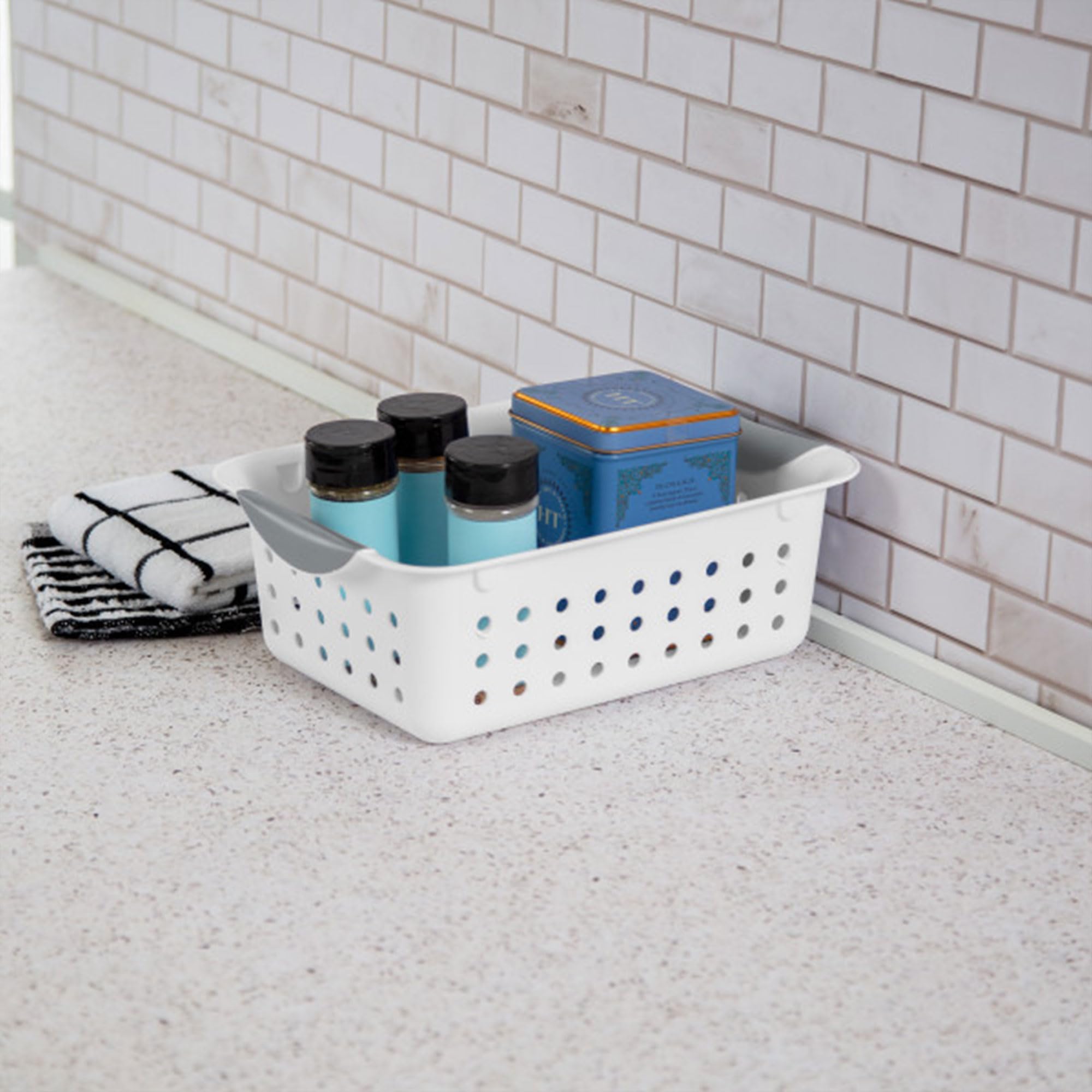 sterilite-12-pack-ultra-basket-small-open-plastic-bins-for-countertop-cabinet-an image 5
