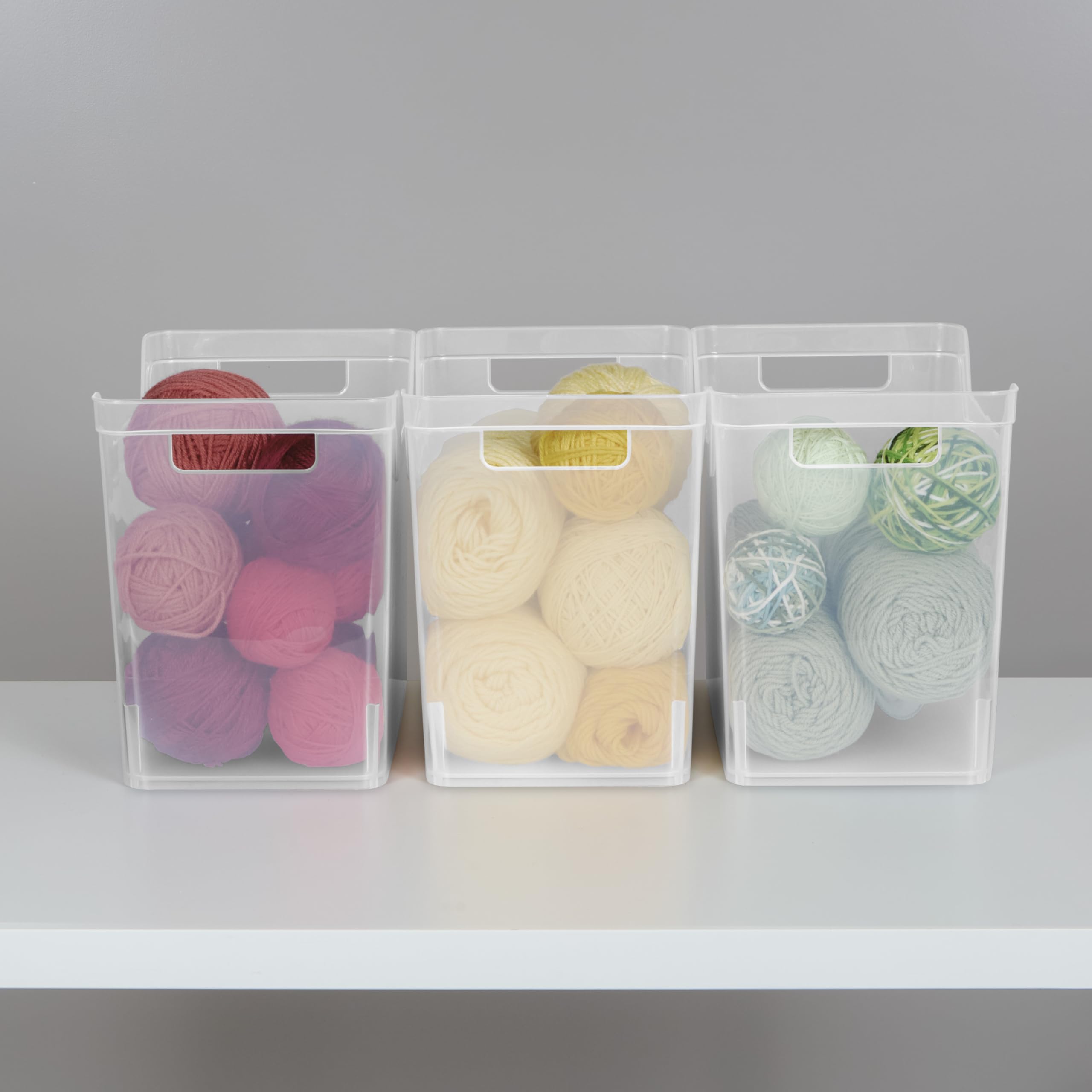 sterilite-medium-shelf-bin-with-handles-clear-plastic-storage-container-6-pack image 6