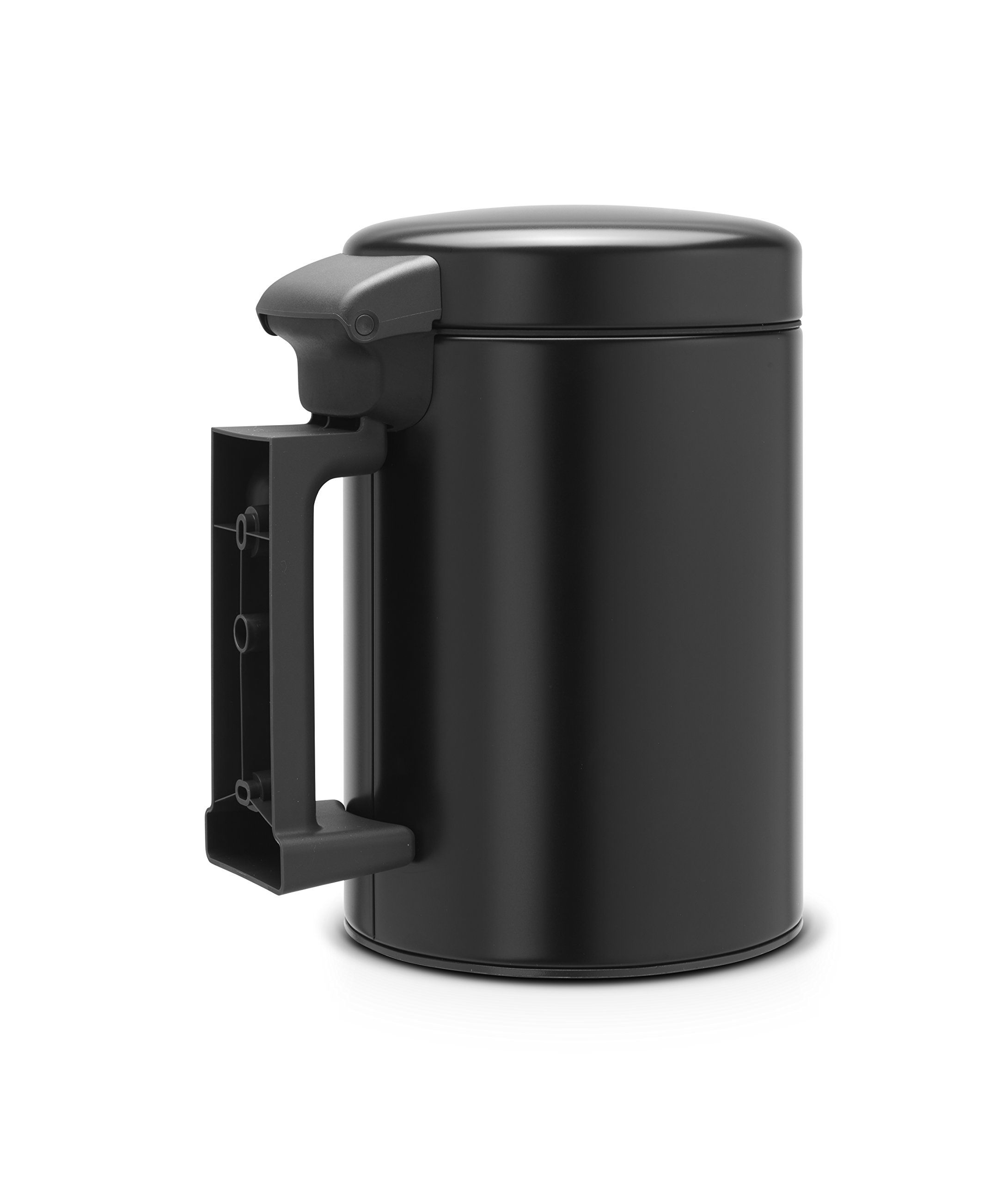 brabantia-newicon-wall-mounted-bin-3-litre-metal-matt-black image 4