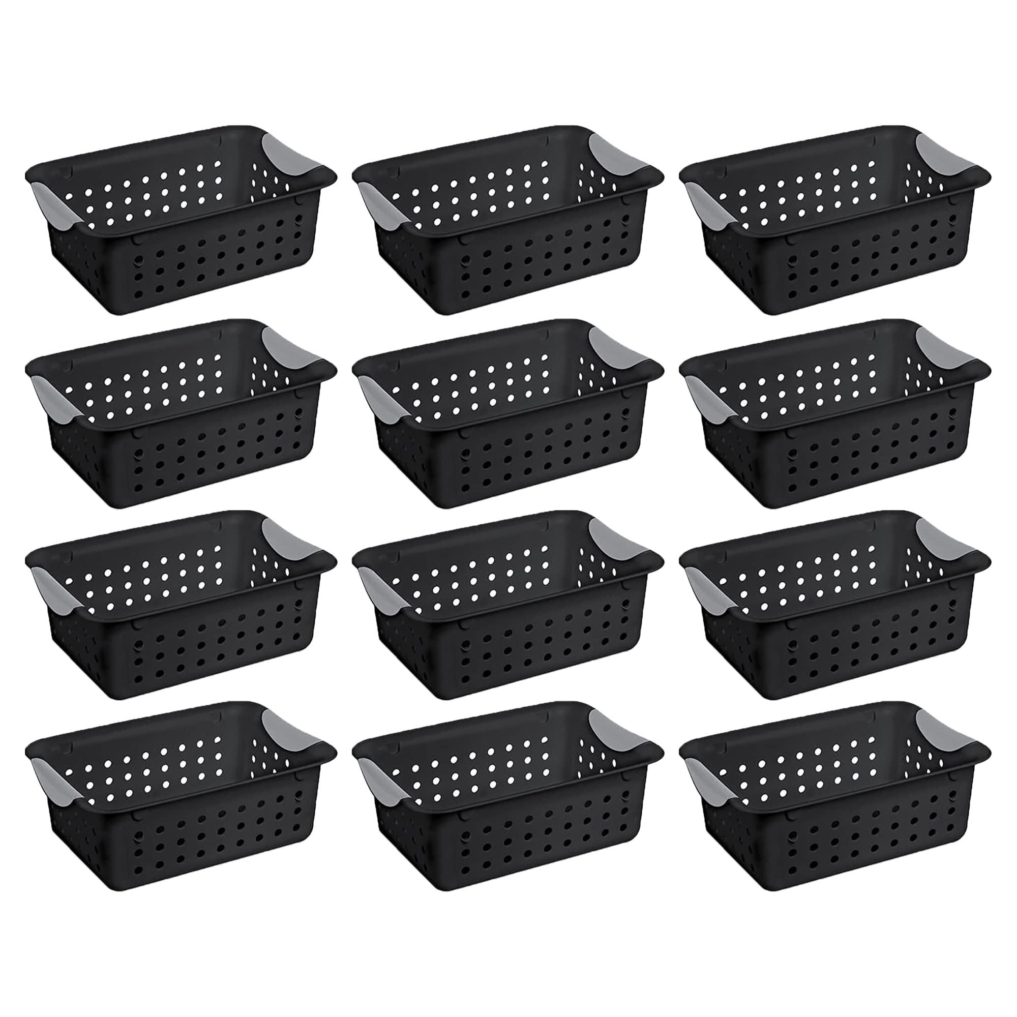 sterilite-small-ultra-basket-storage-bin-for-closets-cabinets-pantry-shelving-an image 1