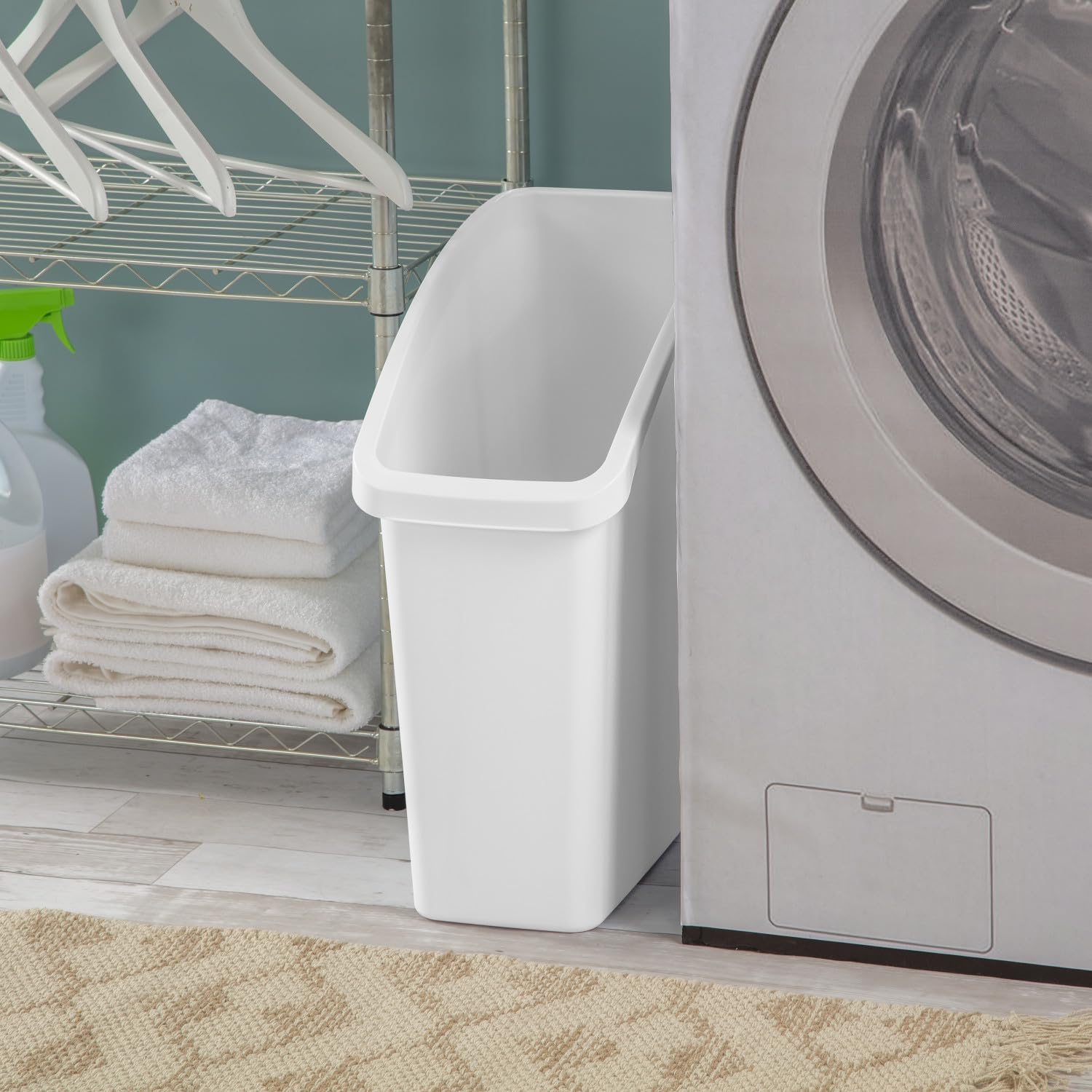 sterilite-under-sink-wastebasket-slim-plastic-trash-can-for-kitchen-or-bathroom- image 8