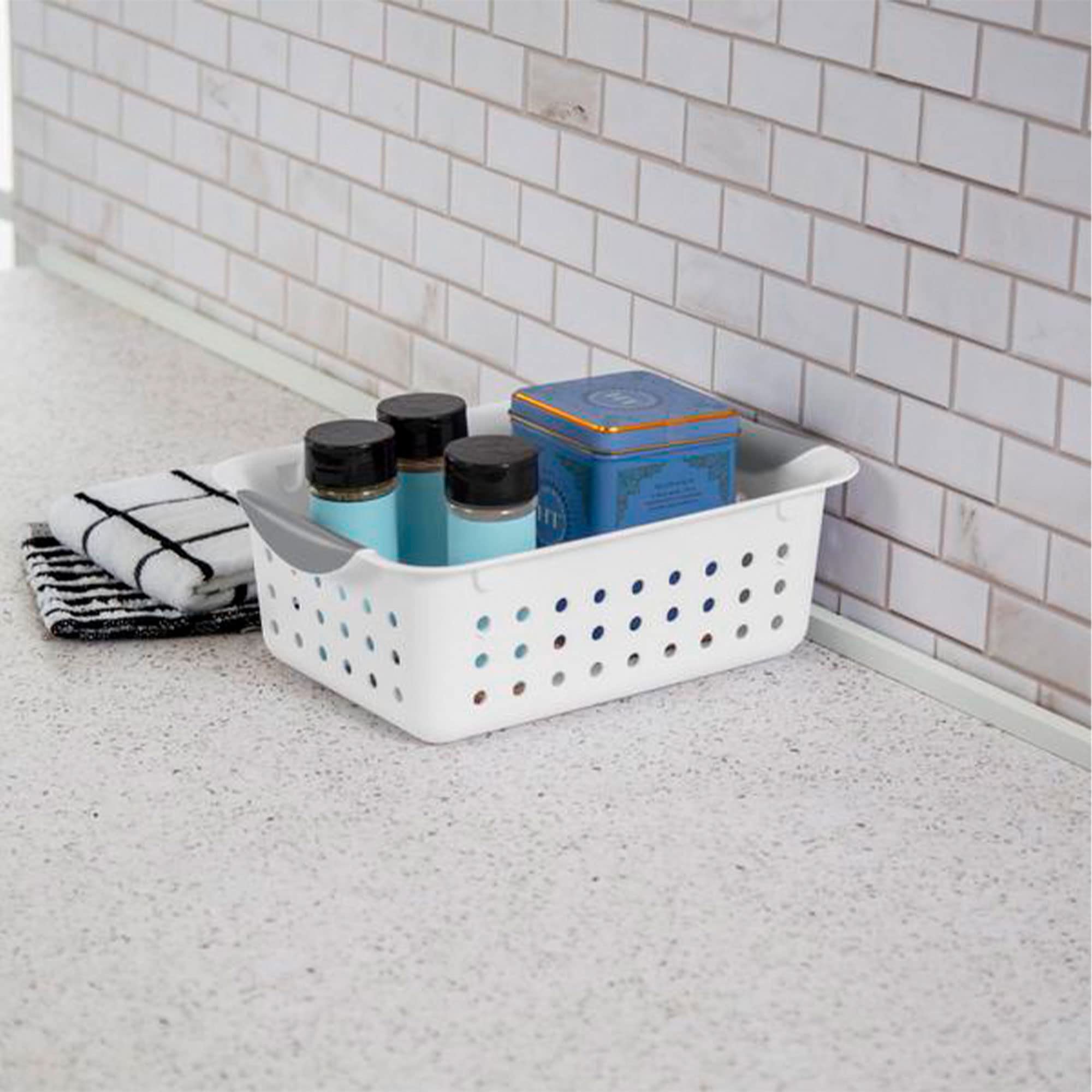 sterilite-16228012-small-ultra-plastic-storage-bin-organizer-baskets-white-12-pa image 7