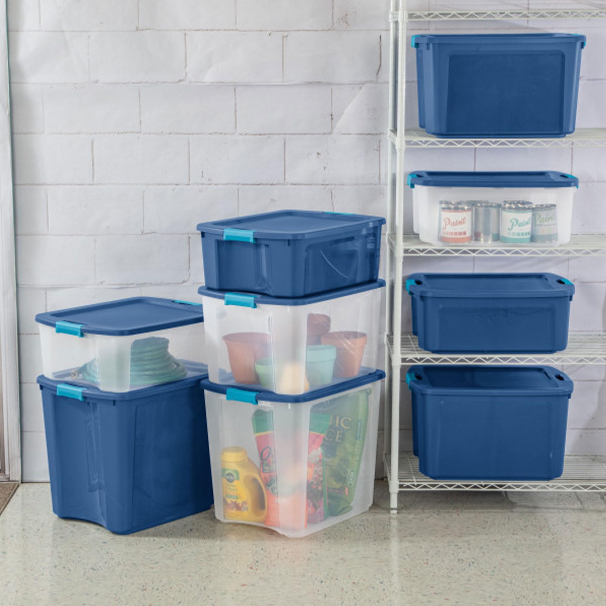 sterilite-18-gal-latch-and-carry-stackable-storage-bin-with-latching-lid-plastic image 5