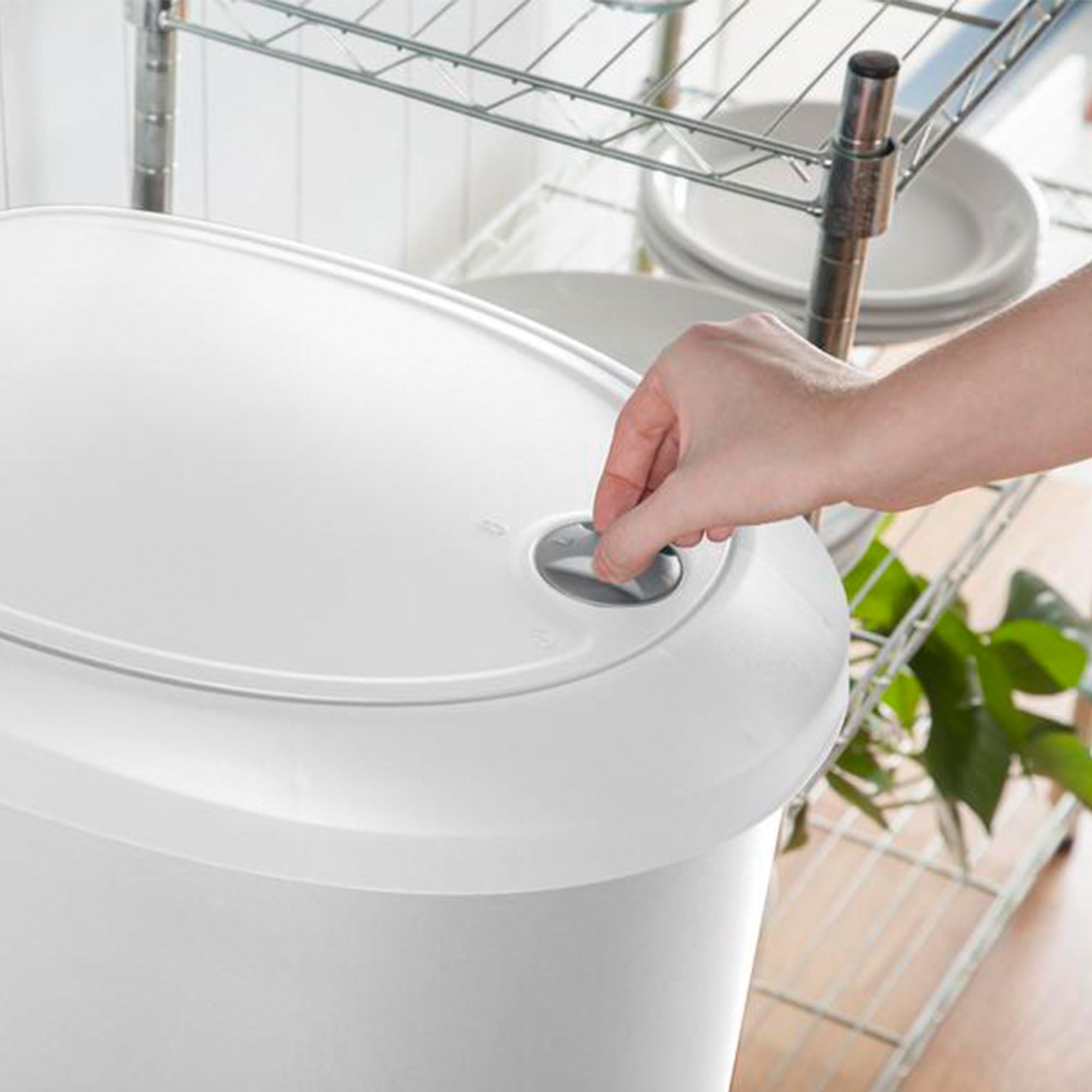 sterilite-12-6-gallon-locking-stepon-wastebasket-with-lid-2-pack-white image 5