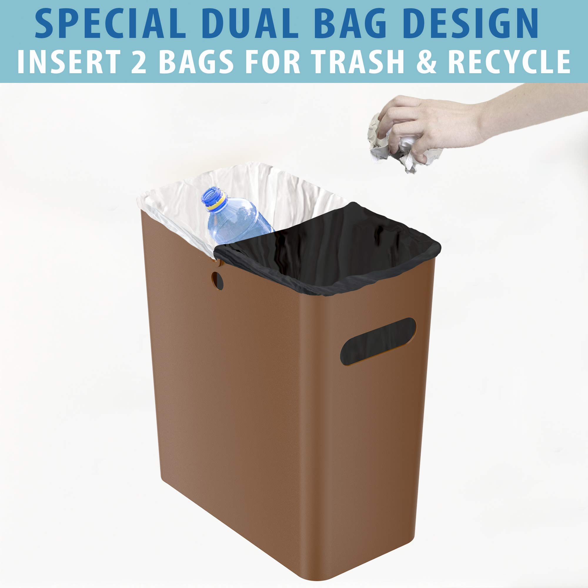 itouchless-slimgiant-4-2-gallon-slim-garbage-bin-with-handles-16-liter-plastic-s image 4