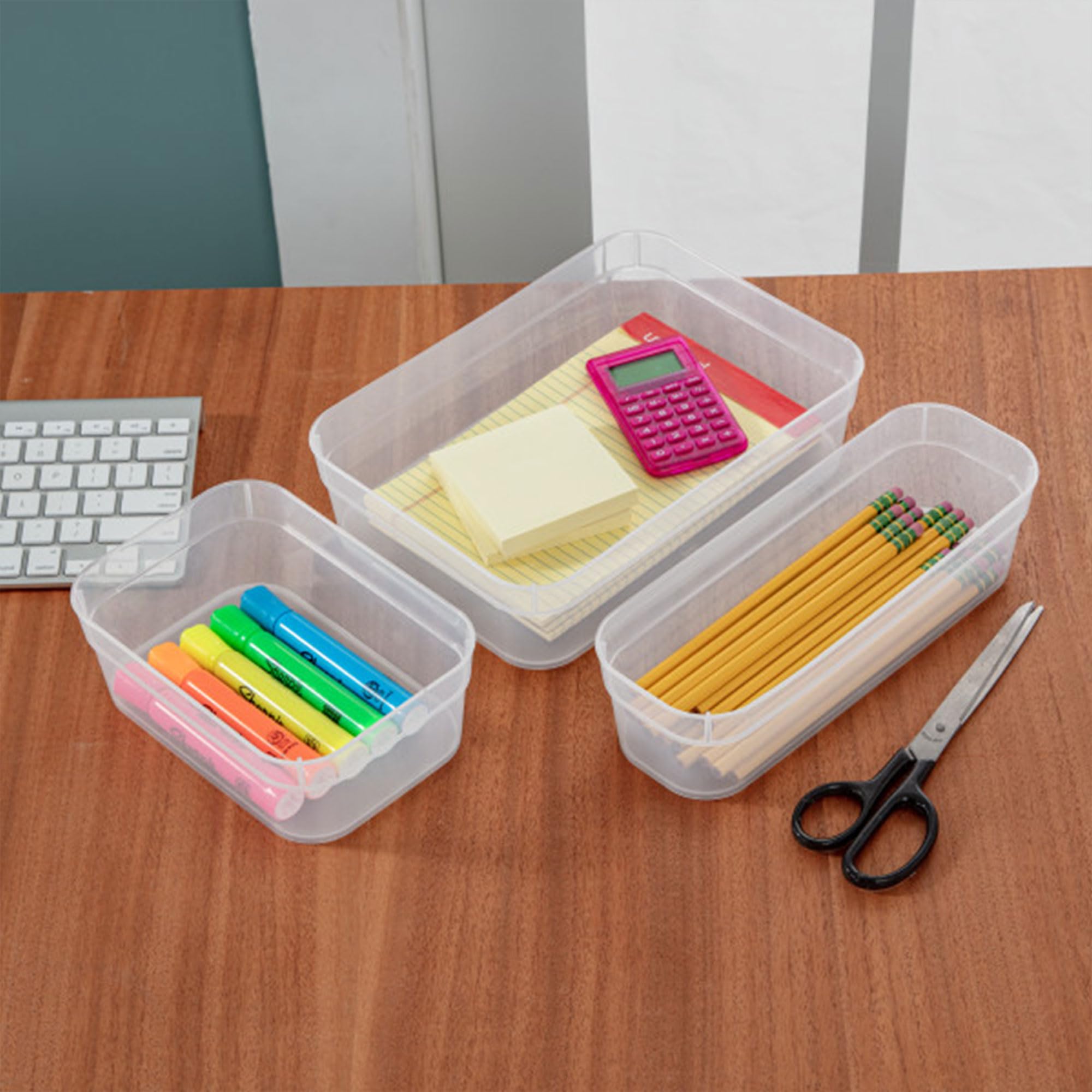 sterilite-large-storage-tray-containers-24-pack-clear-durable-desktop-drawer-org image 6