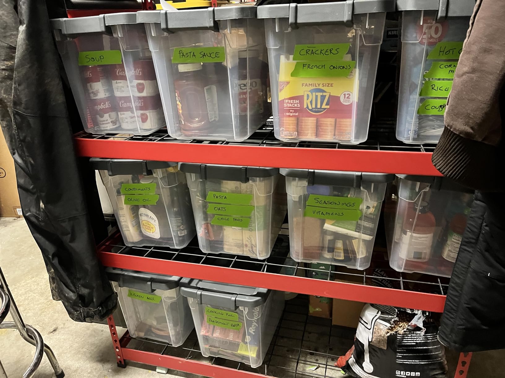 Solid storage solution