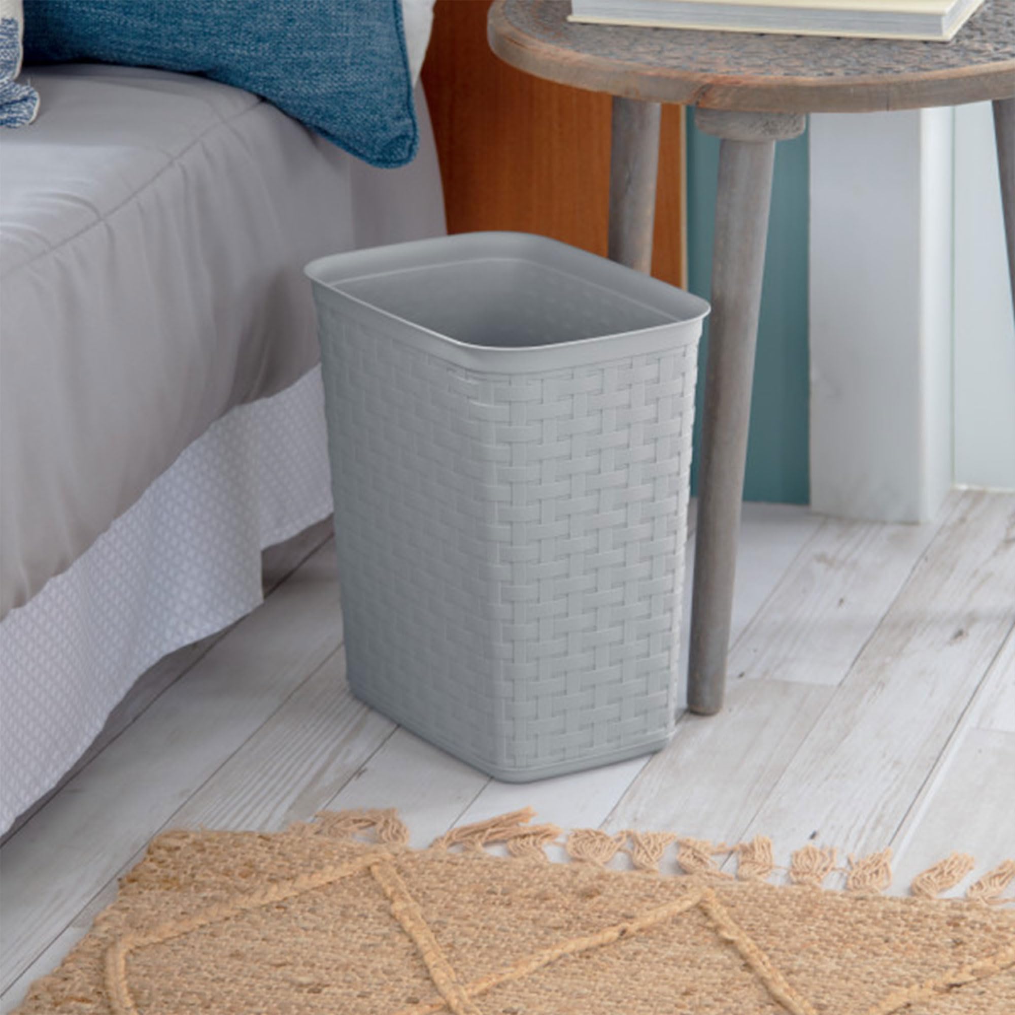 sterilite-3-4-gallon-weave-wastebasket-small-decorative-trash-can-for-bathroom-b image 6