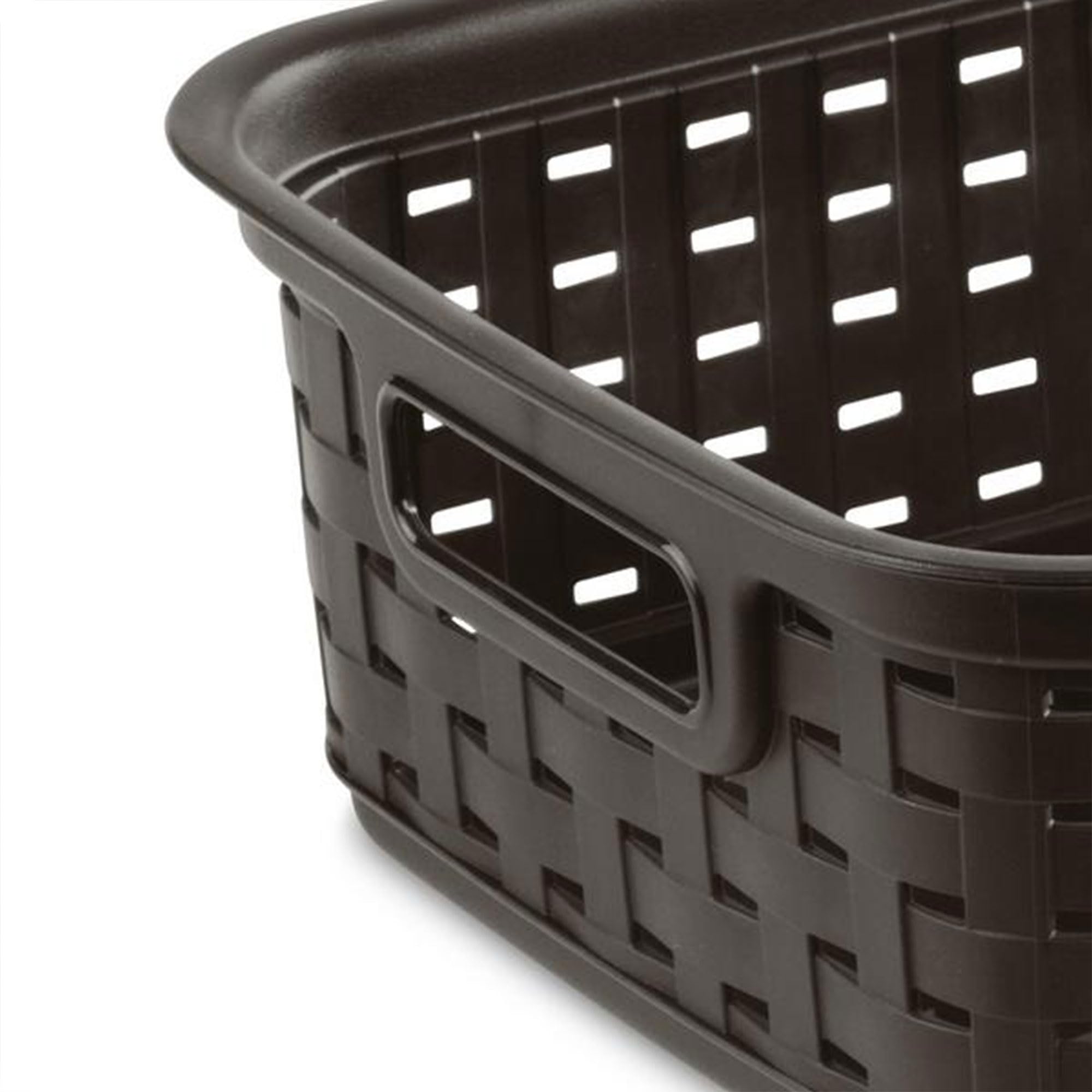 sterilite-small-multipurpose-basketweave-storage-basket-11-inch-8-pack-espresso image 6