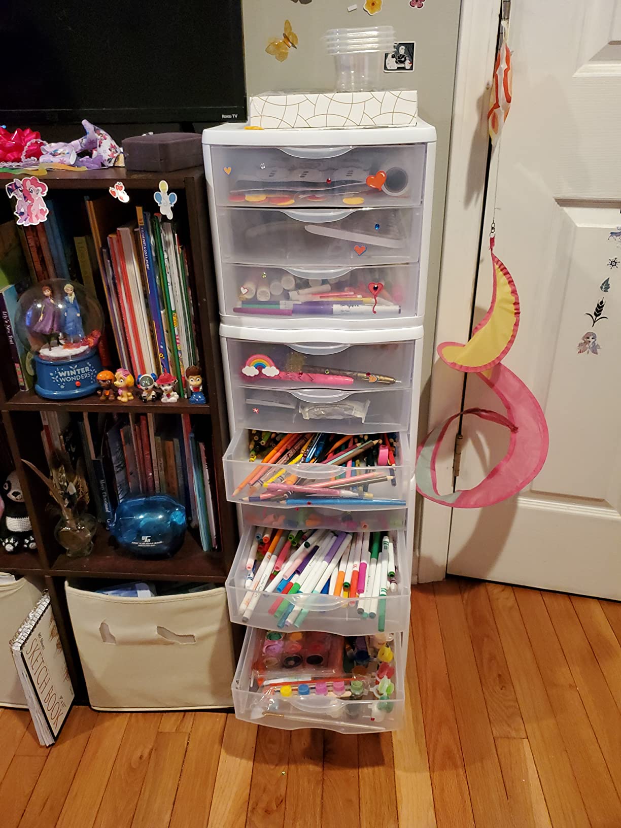 Love the clear drawers