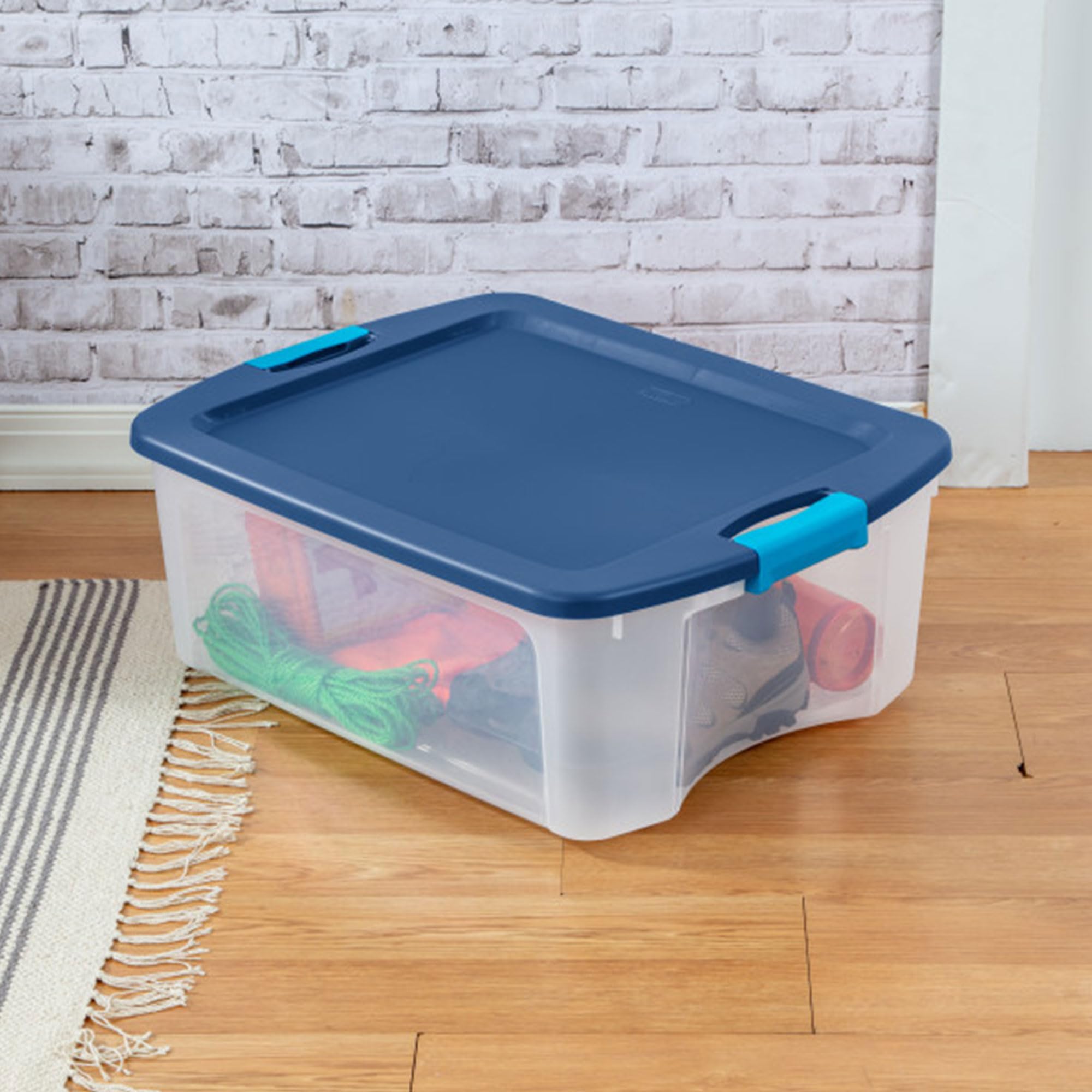 sterilite-18-pack-latch-carry-clear-plastic-storage-totes-with-latching-lids-12- image 8