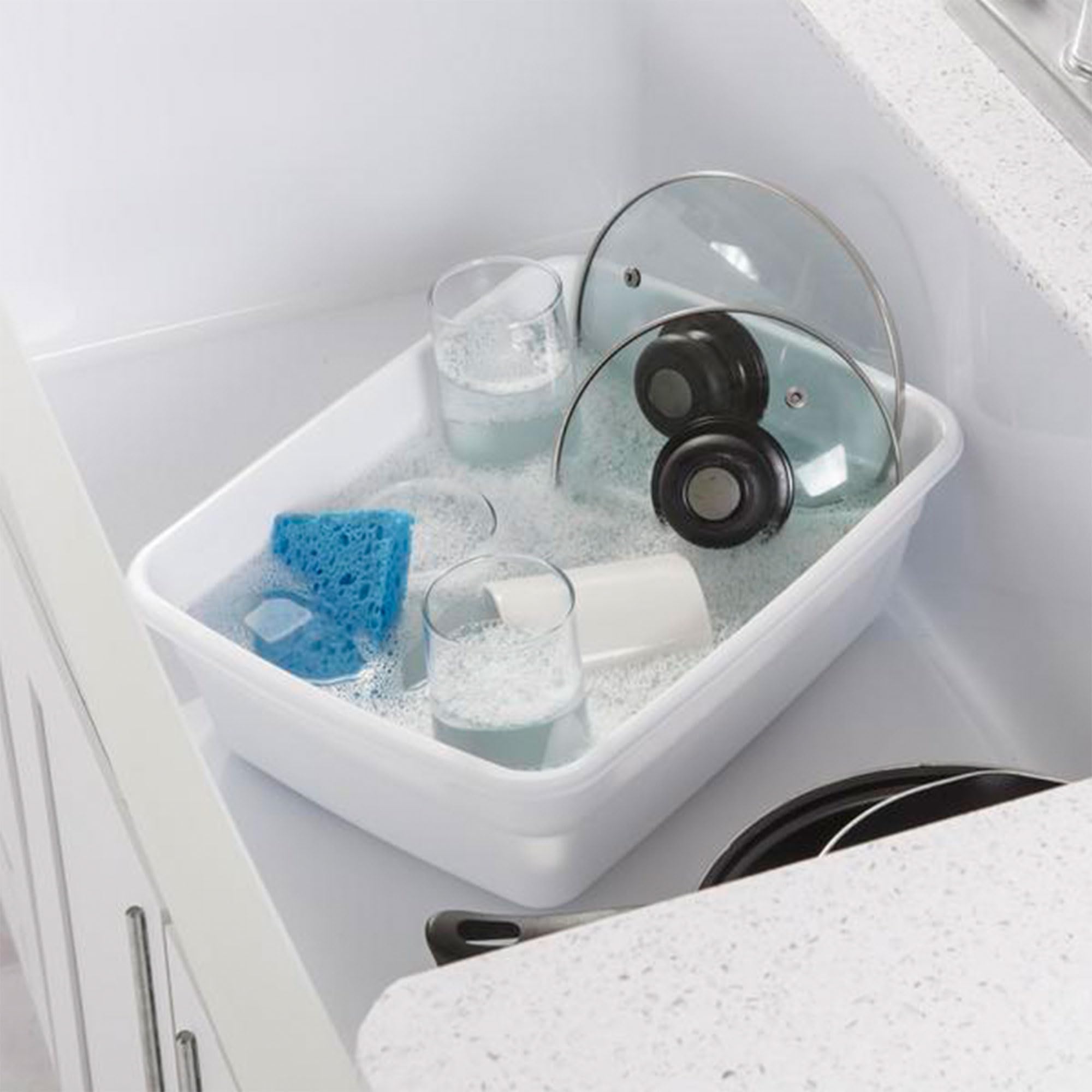 sterilite-small-portable-rectangle-plastic-heavy-duty-reinforced-plastic-8-qt-ki image 4