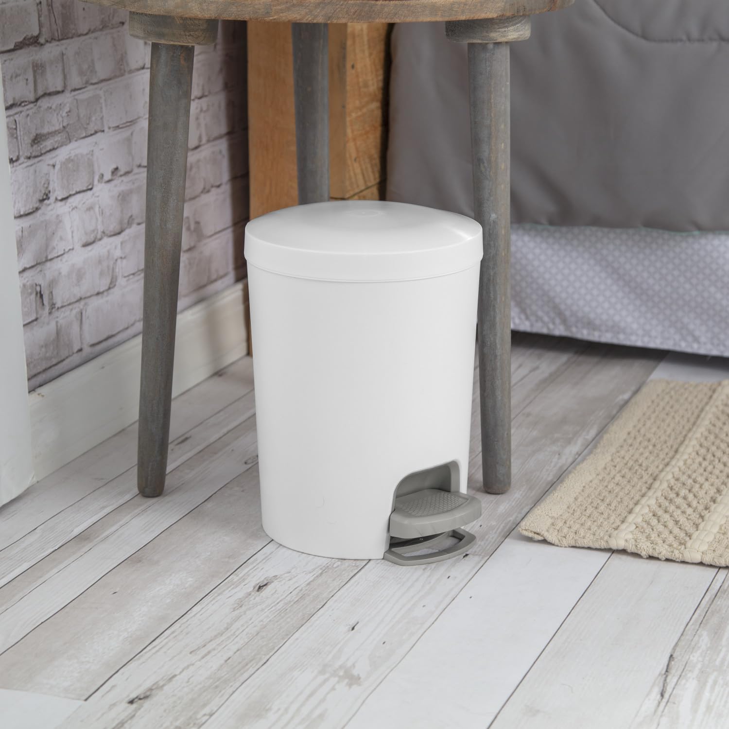 sterilite-1-6-gallon-stepon-wastebasket-with-lid-2-pack-white image 7