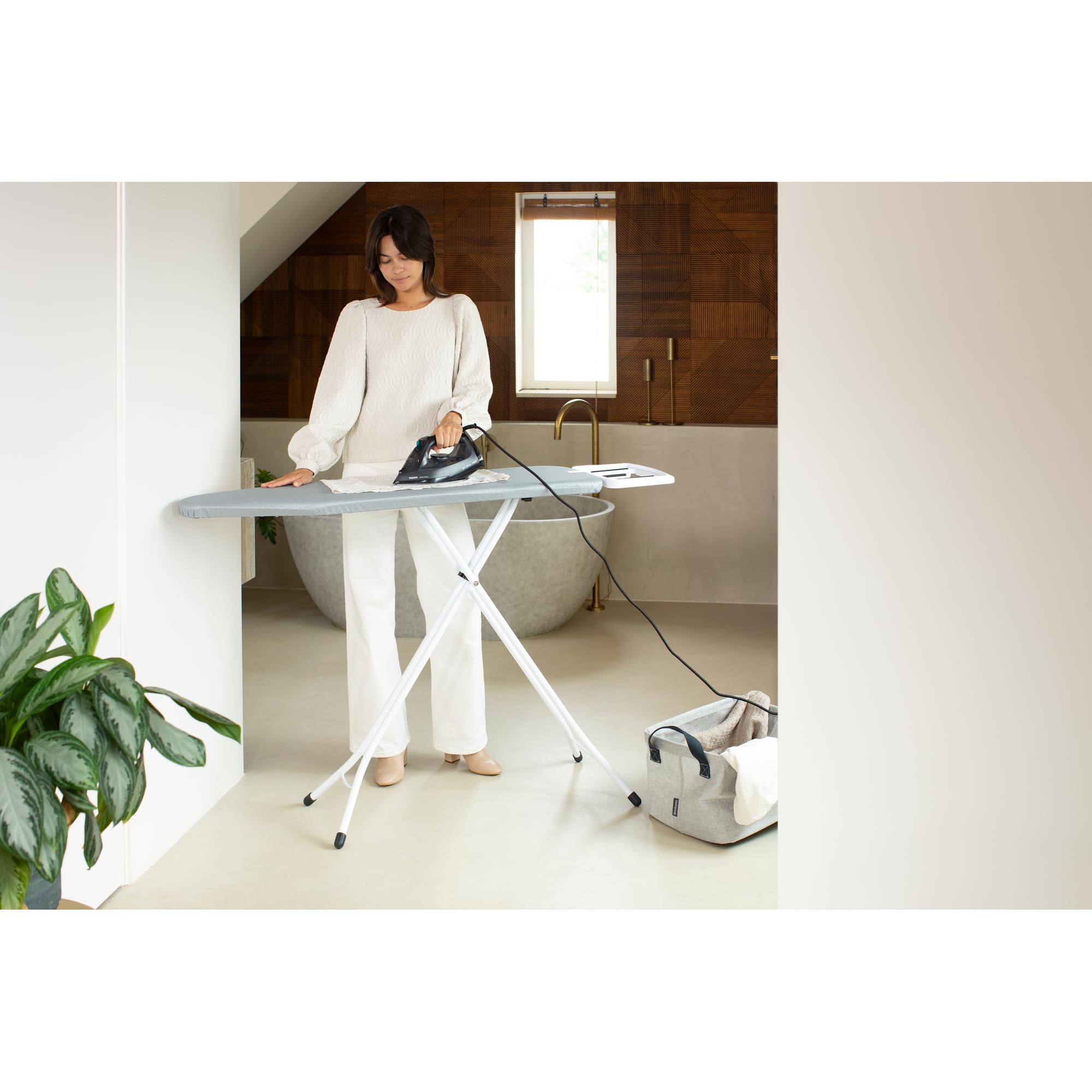 brabantia-comfort-ironing-board-with-solid-steam-iron-rest-medium-size-b-fairtra image 6