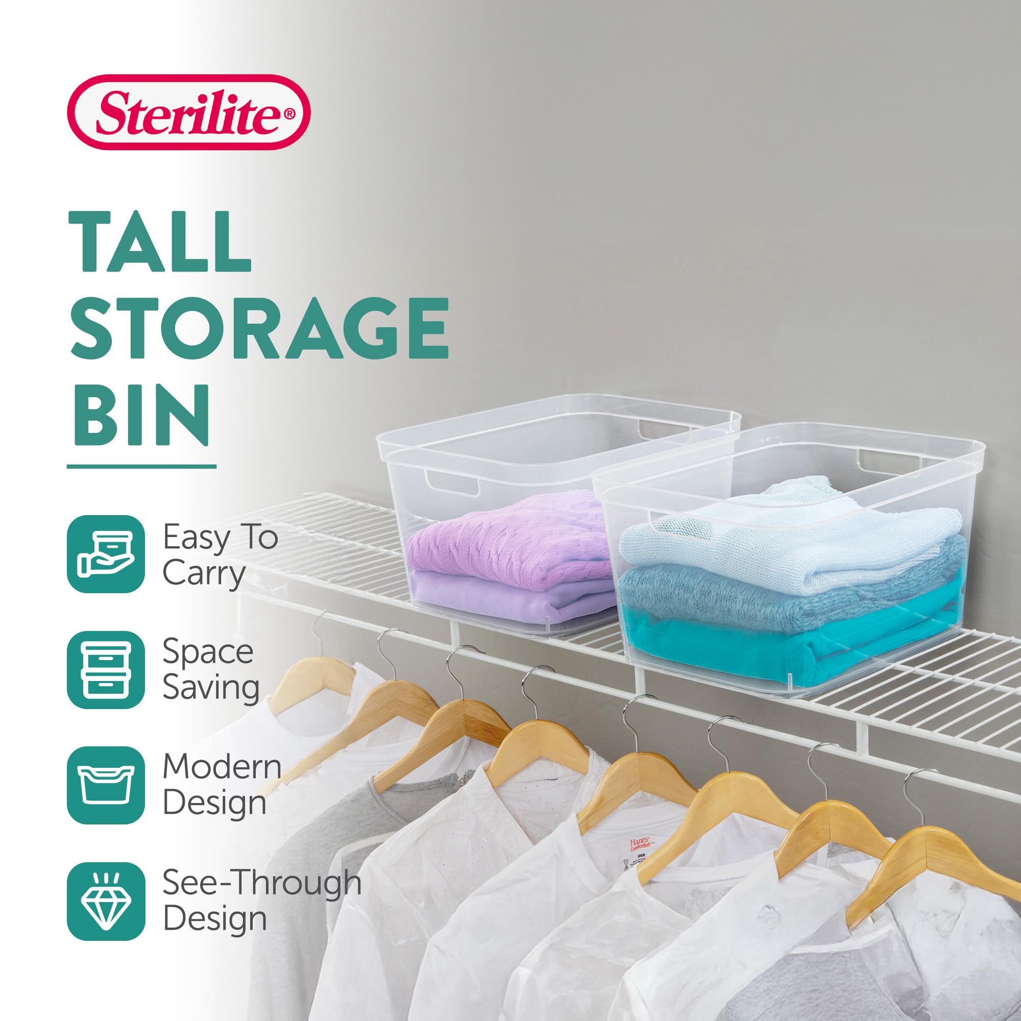 sterilite-8-25x12-25x15-inch-modern-polished-storage-bin-with-carry-through-hand image 3