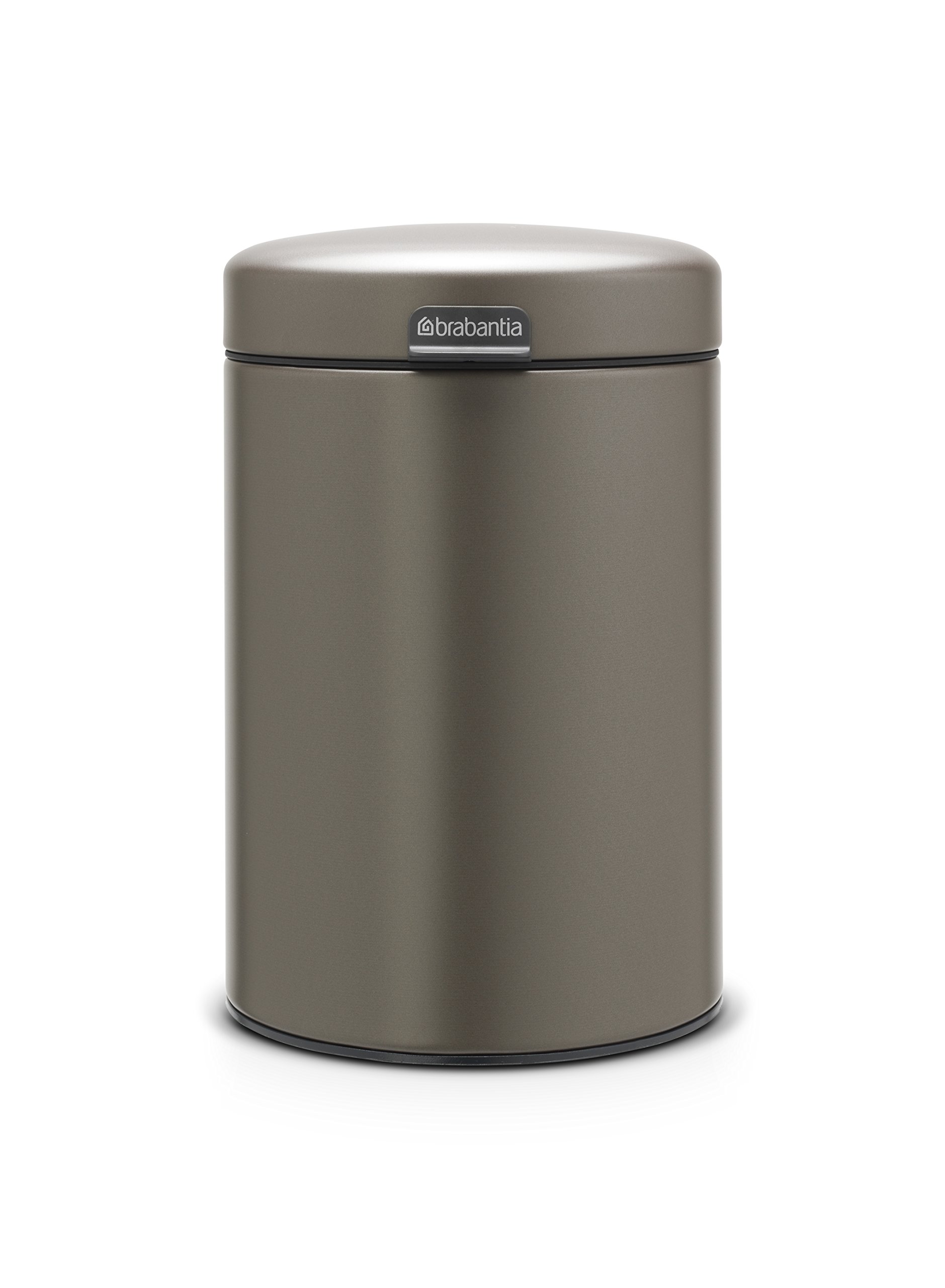 brabantia-wall-mounted-bin-newicon-3-litre-metal-platinum image 1