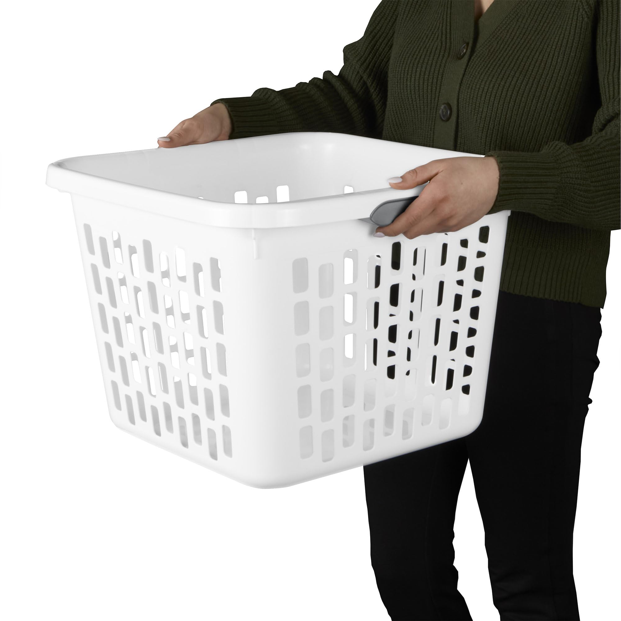 sterilite-6-pack-1-5-bushel-capacity-square-laundry-basket-white image 6