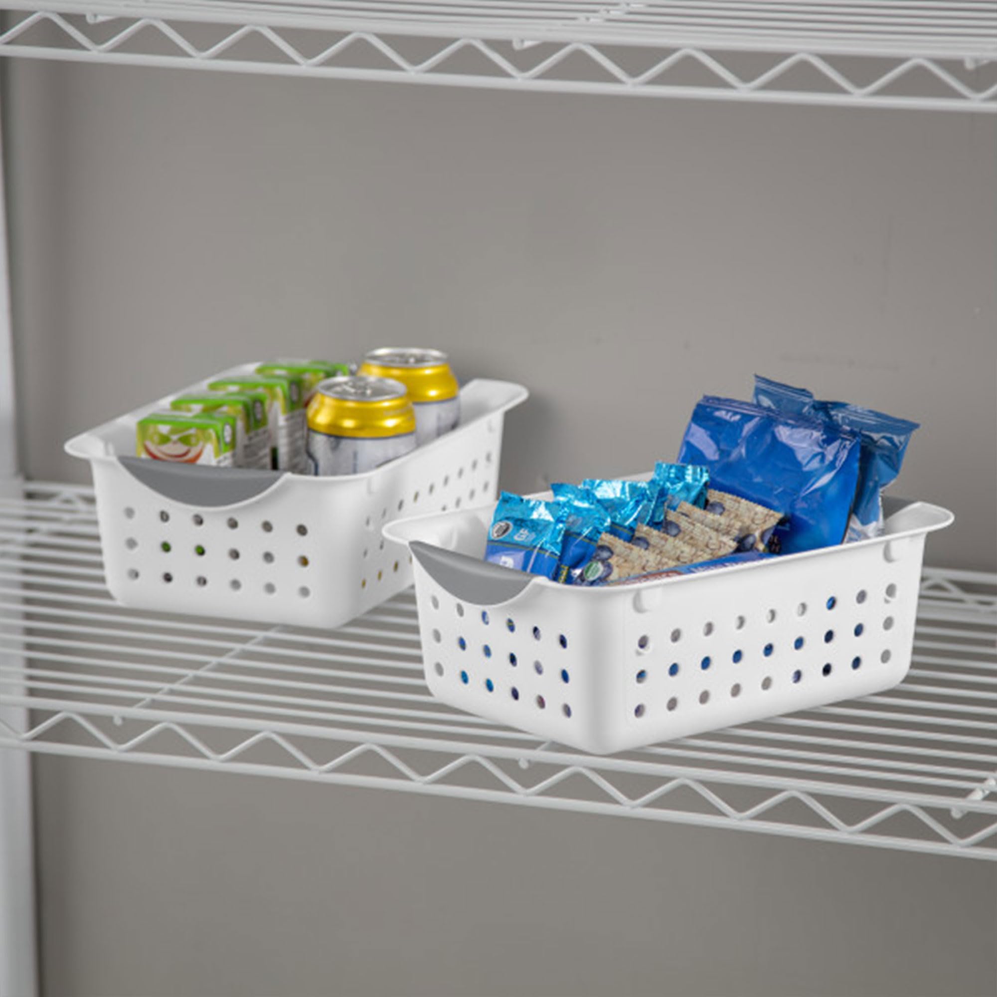 sterilite-12-pack-ultra-basket-small-open-plastic-bins-for-countertop-cabinet-an image 6