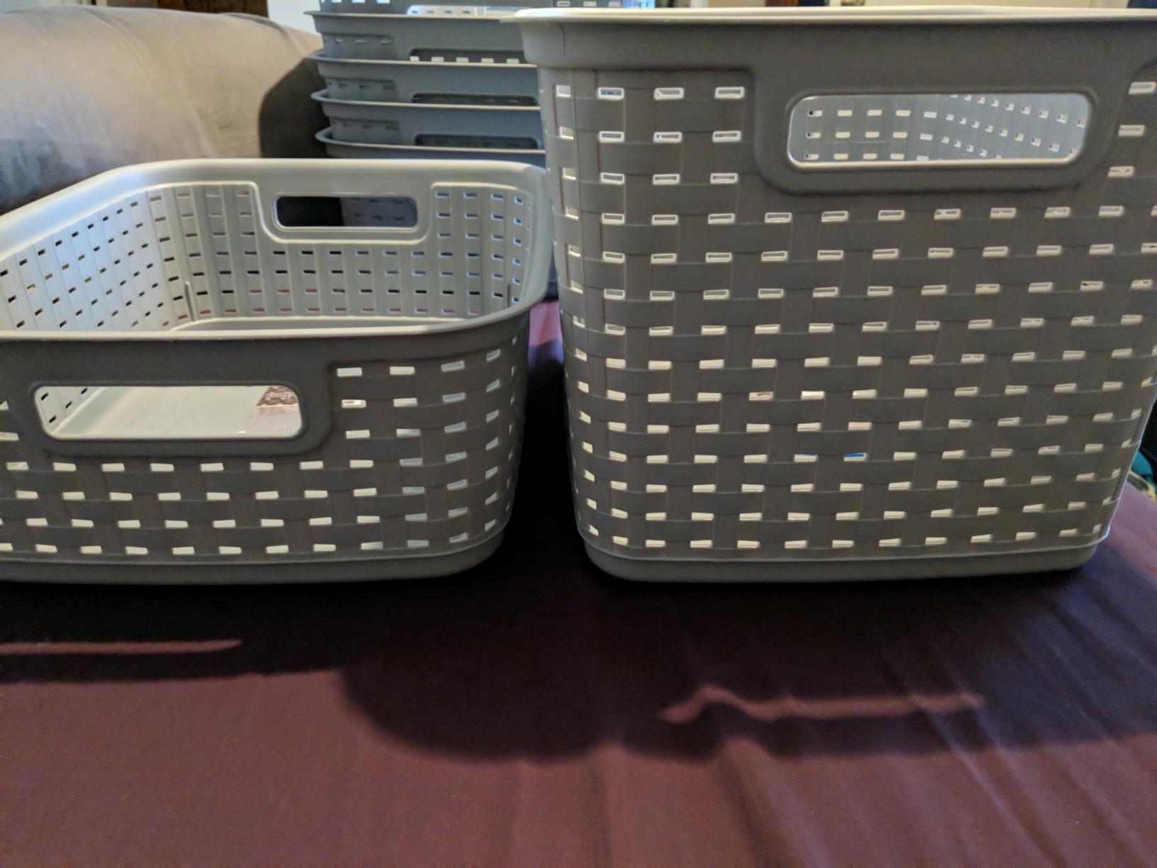 Nice baskets, but smell