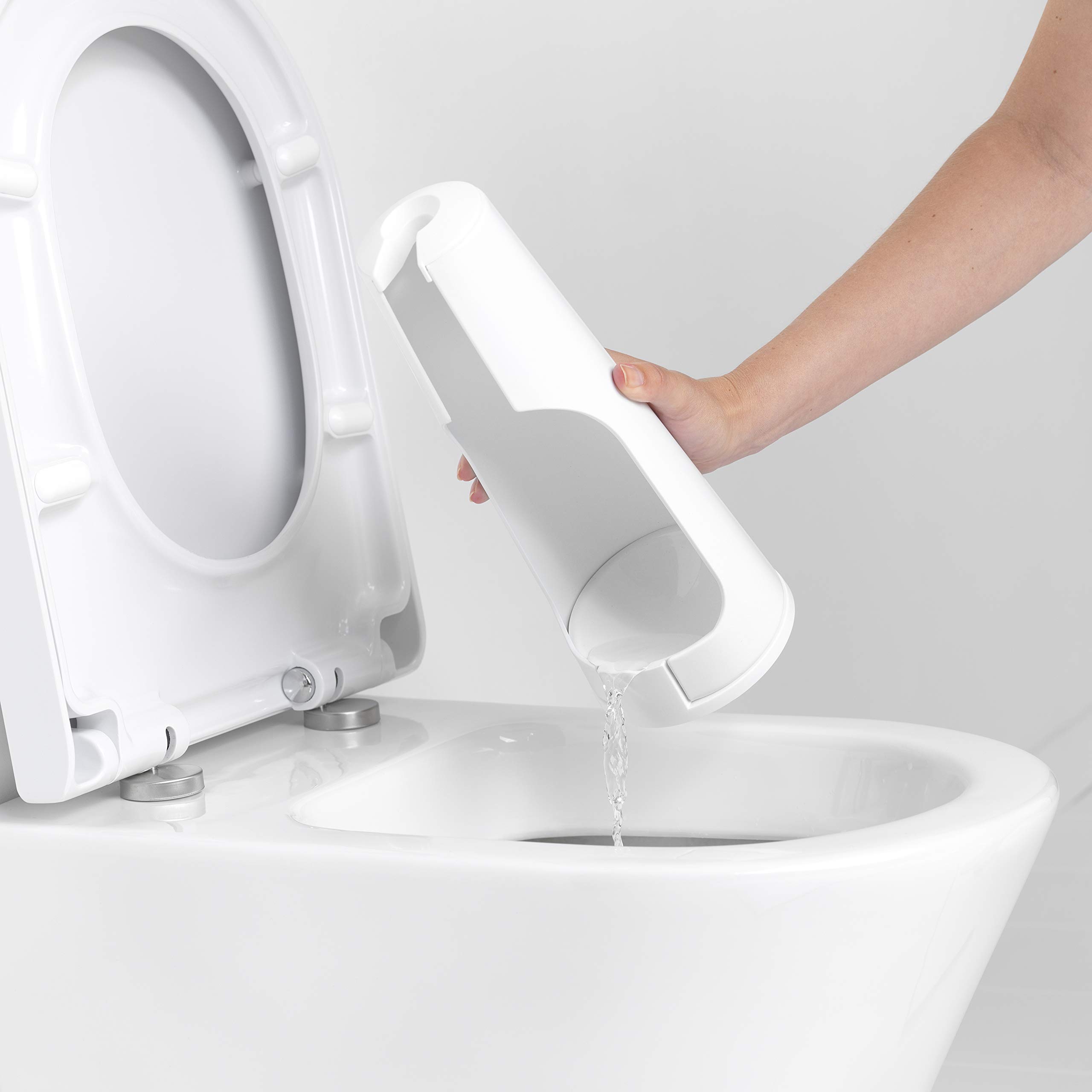 brabantia-toilet-brush-and-holder-white-414664-discreet-durable image 3