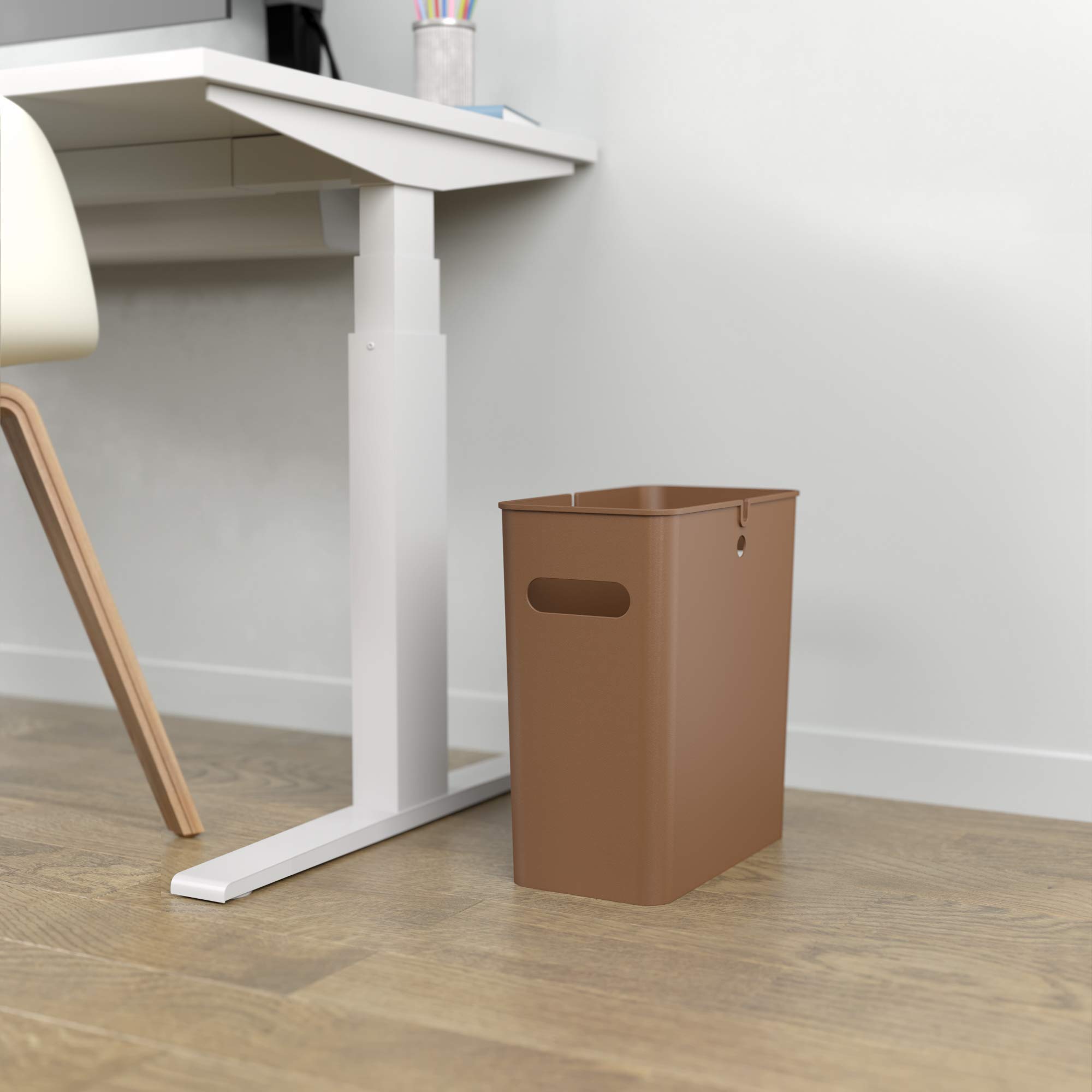 itouchless-slimgiant-4-2-gallon-slim-garbage-bin-with-handles-16-liter-plastic-s image 3