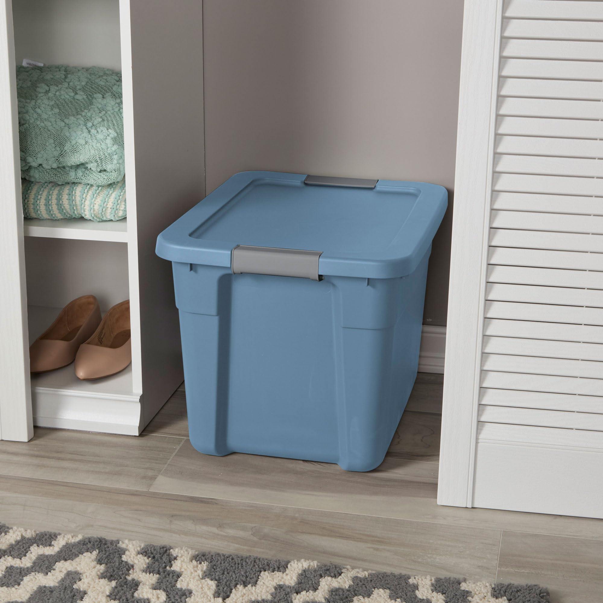sterilite-12-gallon-latching-tote-stackable-storage-bin-container-with-secure-li image 6