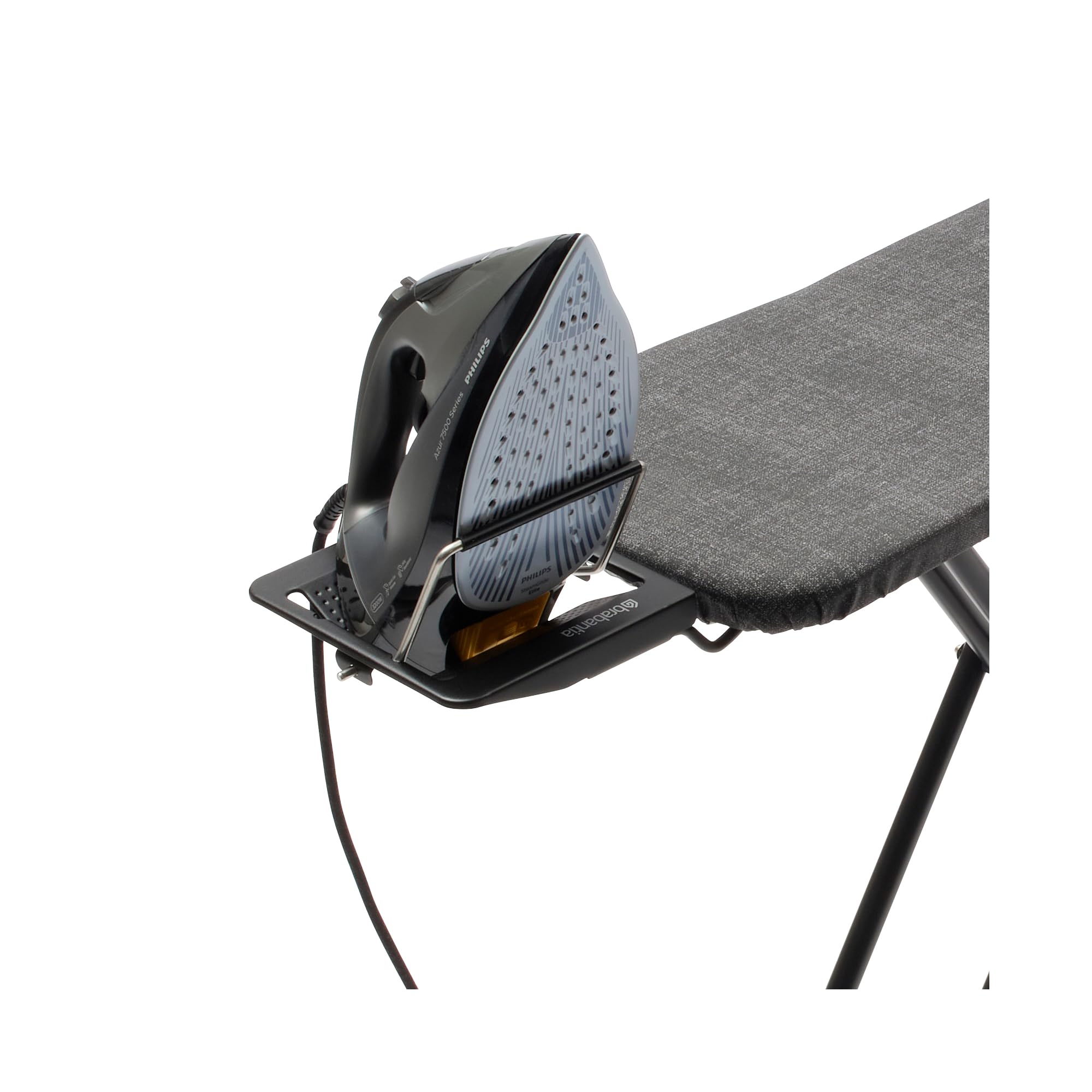 brabantia-compact-ironing-board-with-adjustable-steam-iron-rest-small-size-a-den image 5