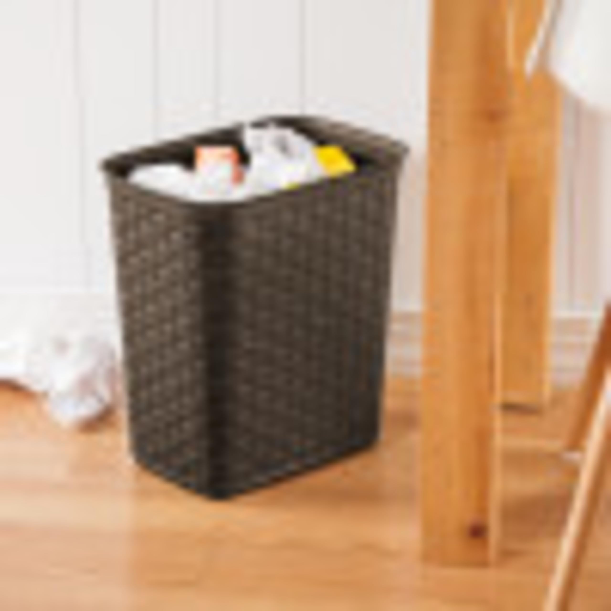 sterilite-3-4-gallon-weave-wastebasket-6-pack-espresso-brown-decorative-small-tr image 2