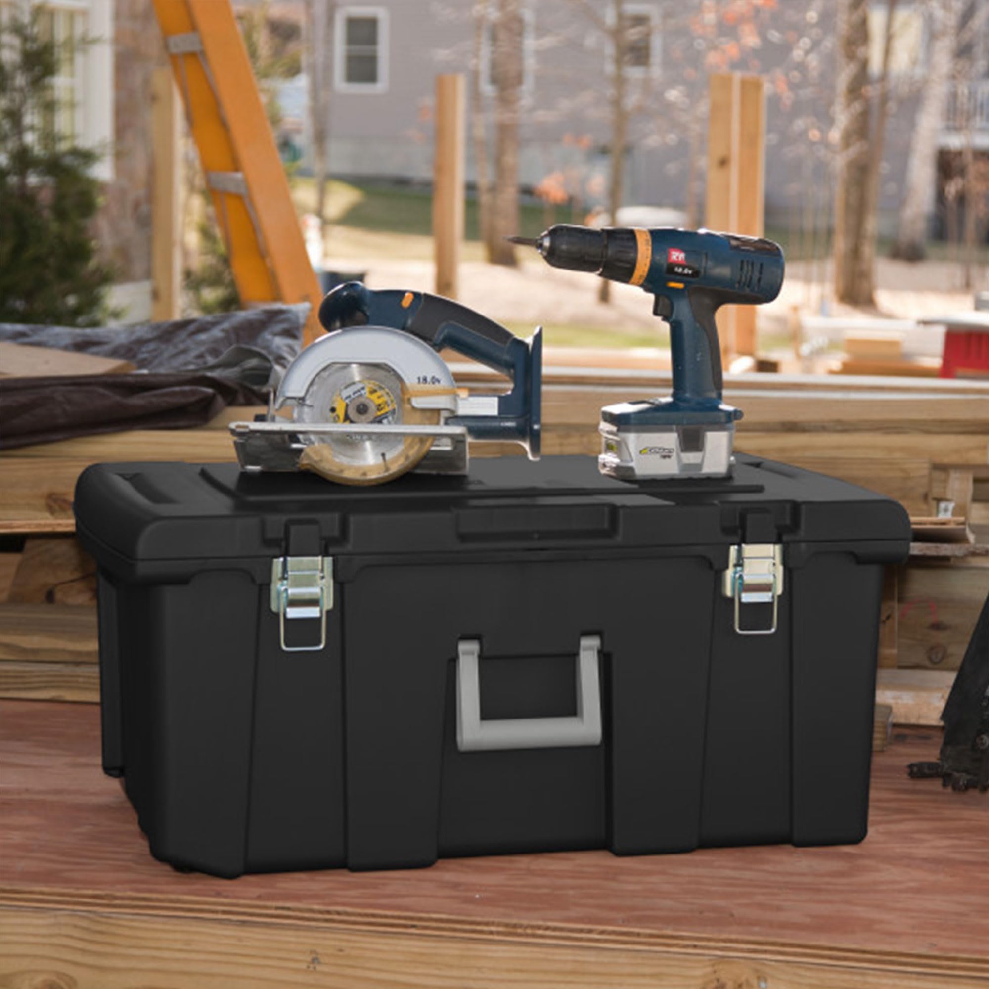 sterilite-wheeled-footlocker-lockable-plastic-utility-storage-container-black image 5