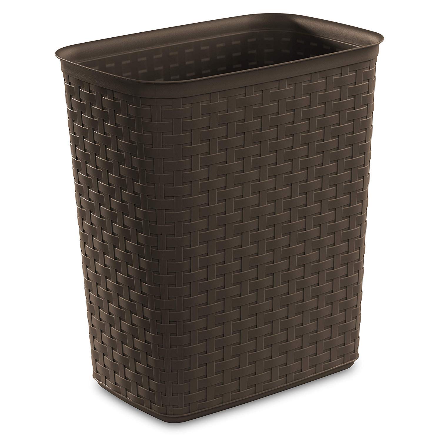 sterilite-weave-5-8-gallon-plastic-wastebasket-6-pack image 2