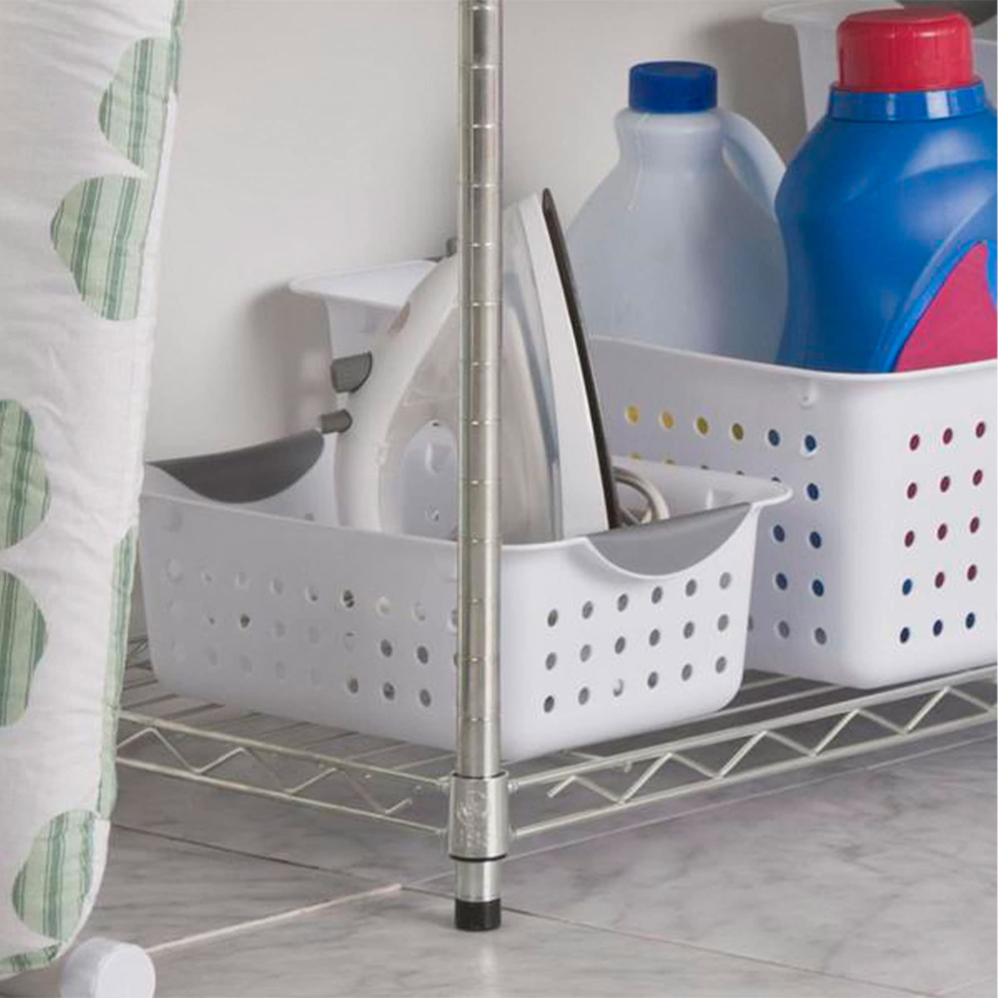 sterilite-16228012-small-ultra-plastic-storage-bin-organizer-baskets-white-12-pa image 8
